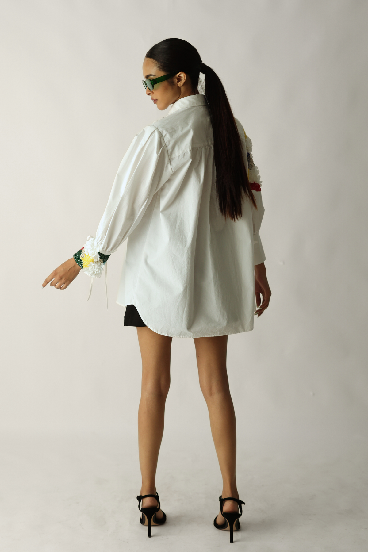 White Prism Sleeve Shirt