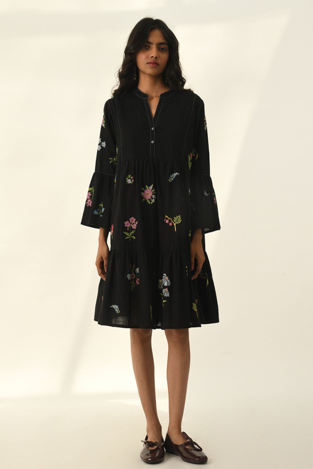 Elina Tiered Short Dress