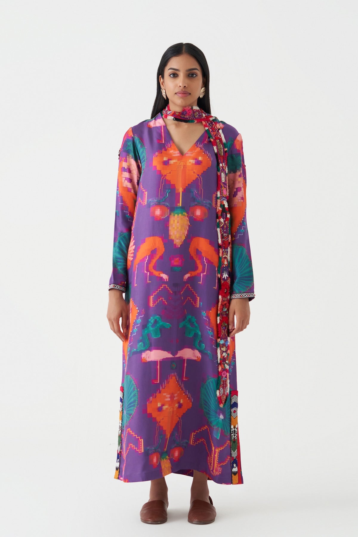 Oaxaca Morado Kaftan Dress