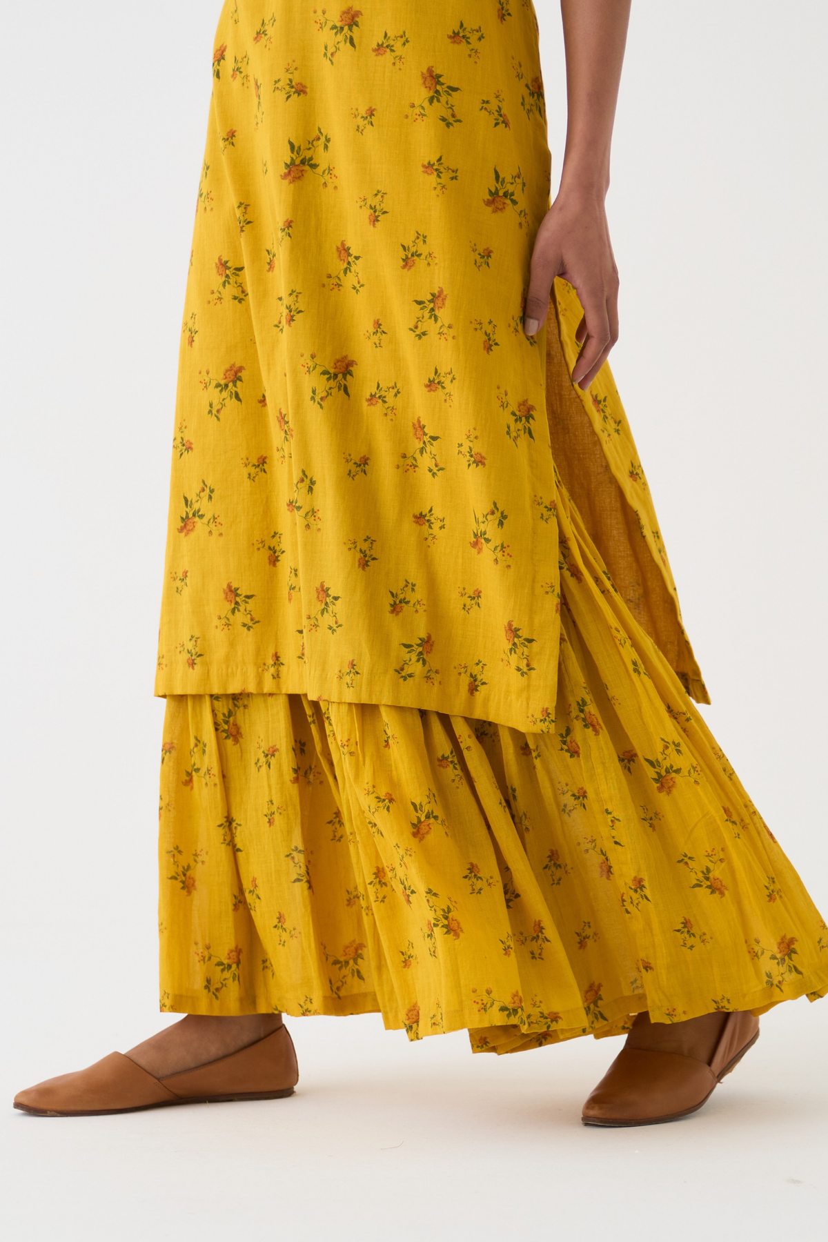 Chintz Yellow Sharara Set