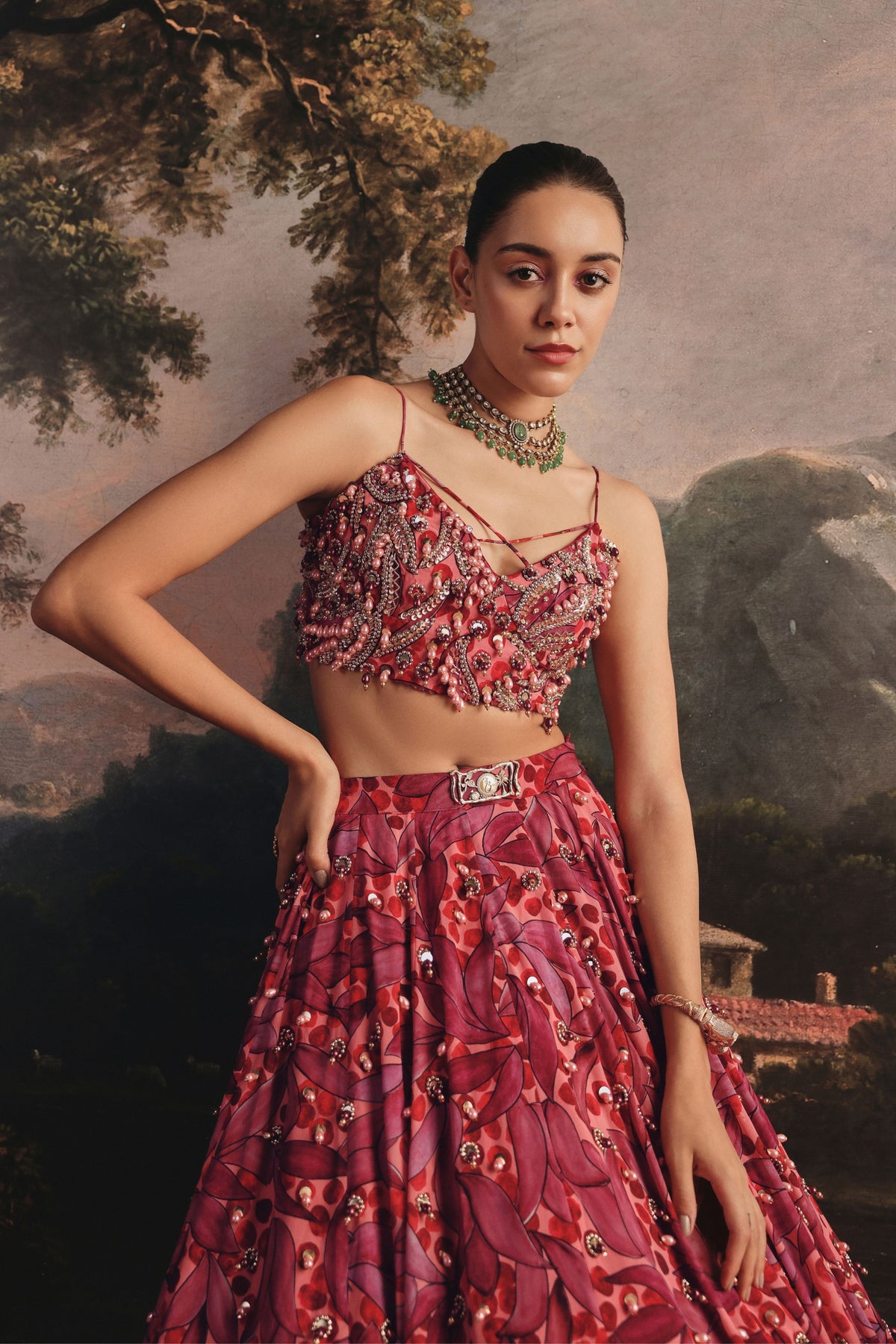 Georgette Lehenga Set