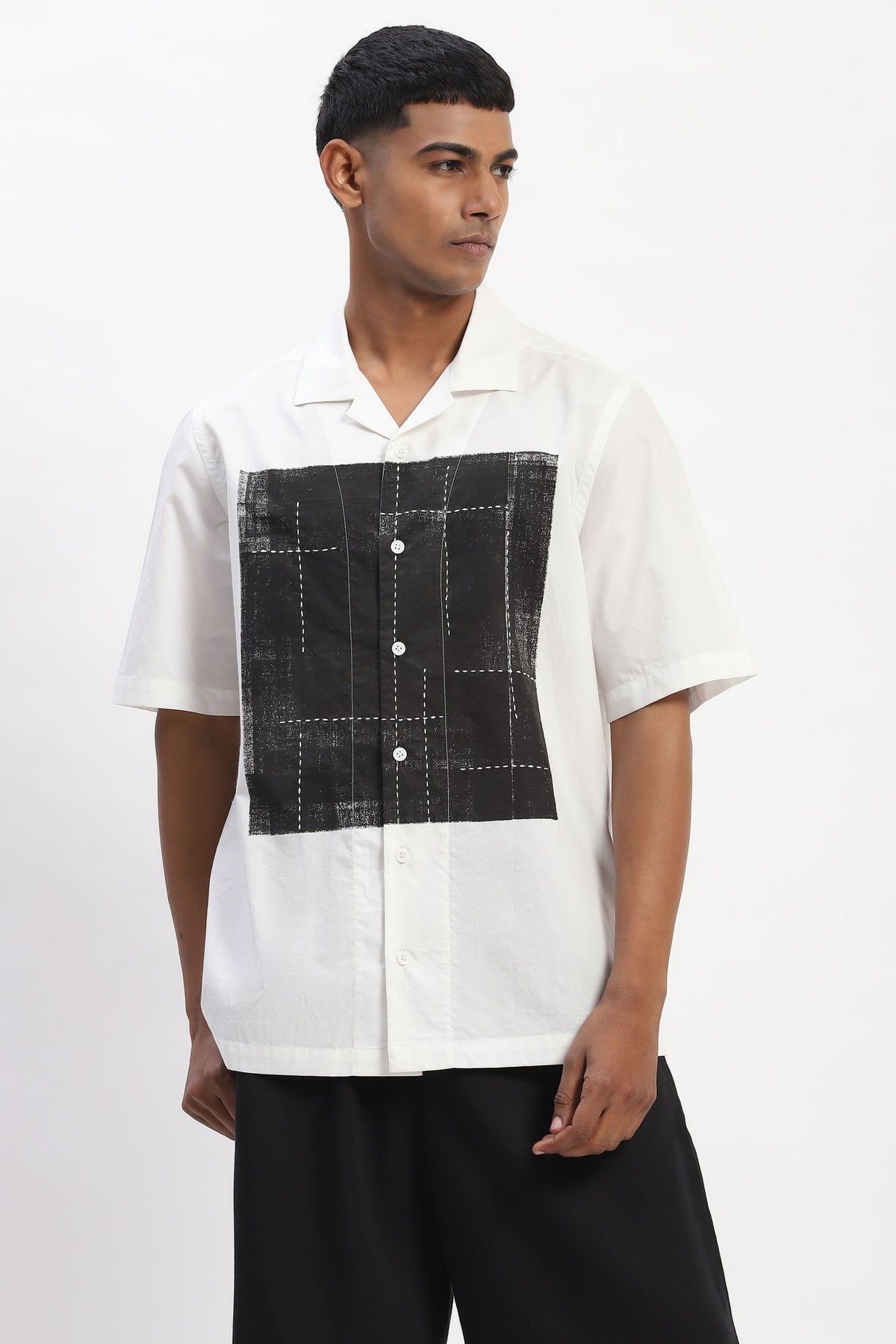 Engineered Blockprint Shirt