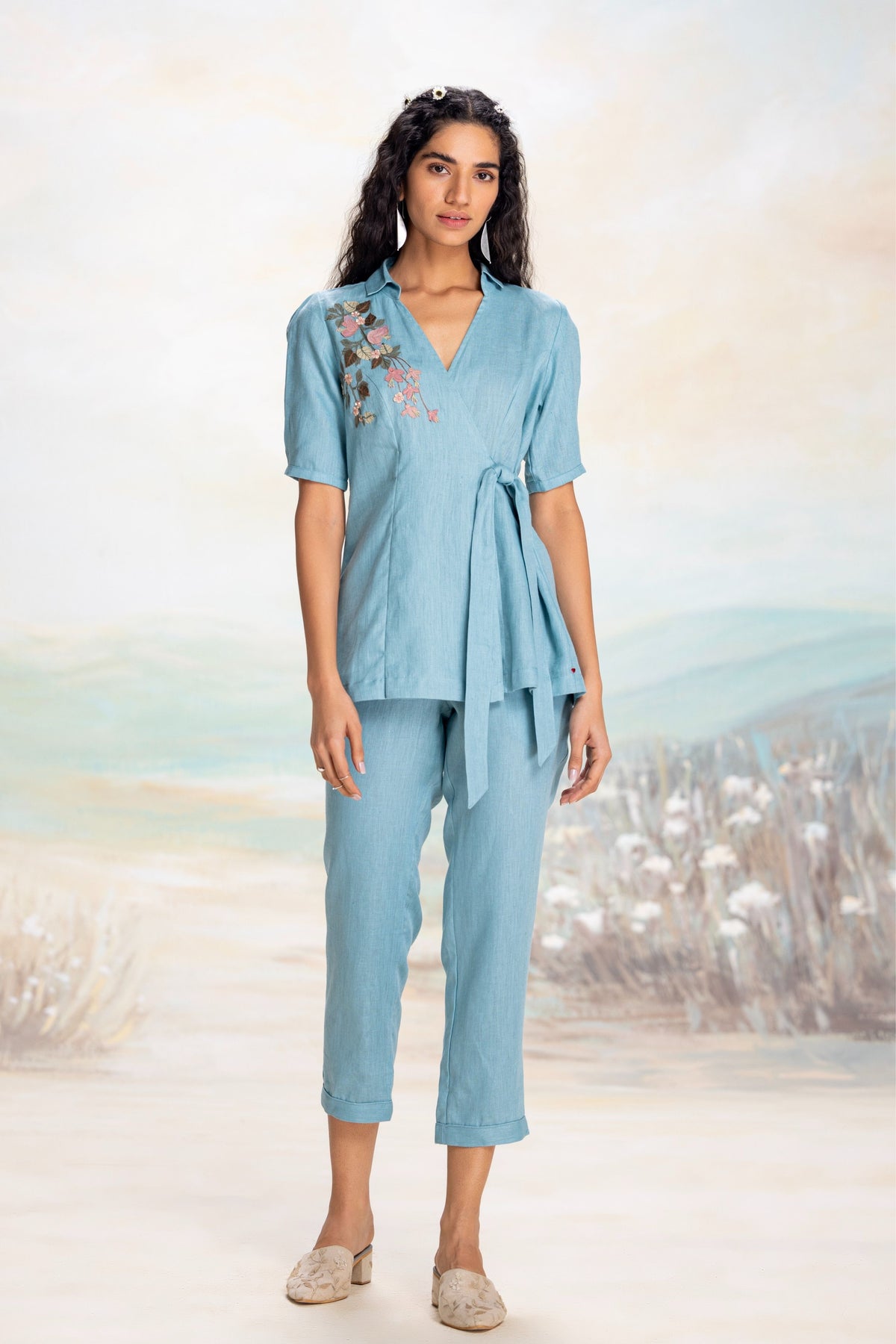 Tsukiyama Ira Lake Co-ord Set