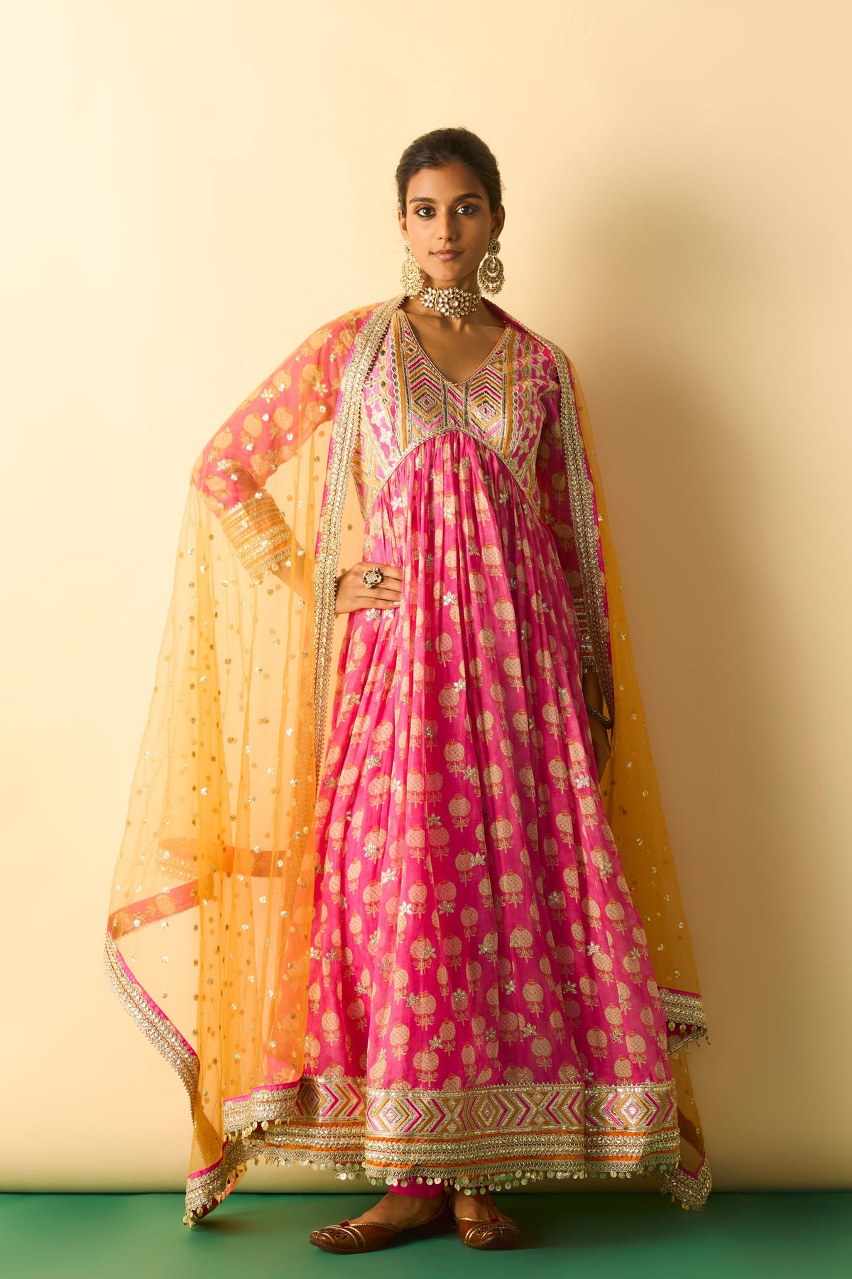 Pink Akira Anarkali Set