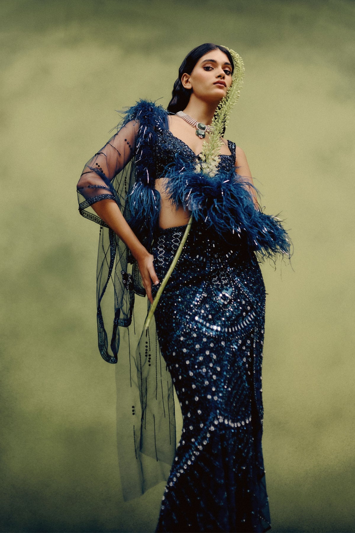 Noir Illume Skirt Set