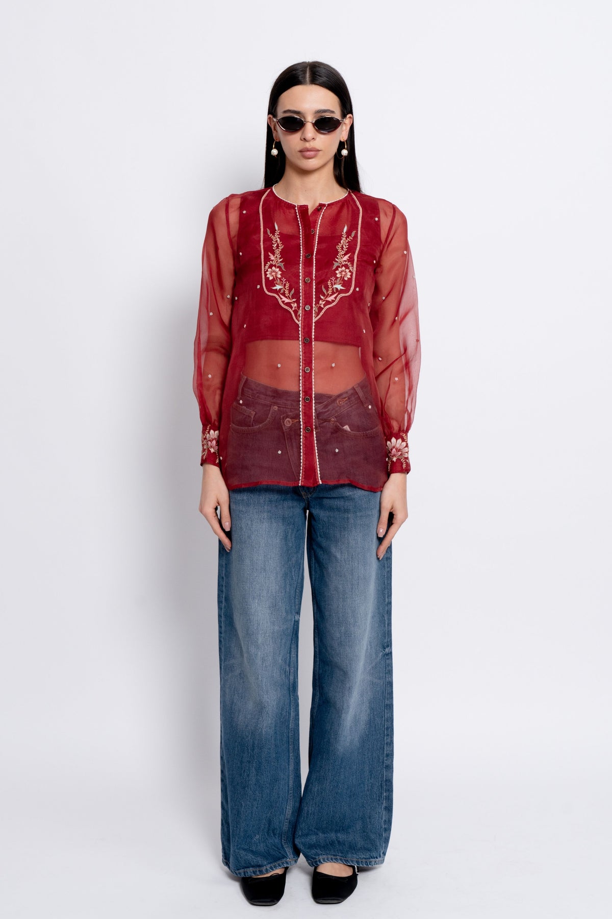 Crimson Petal Top