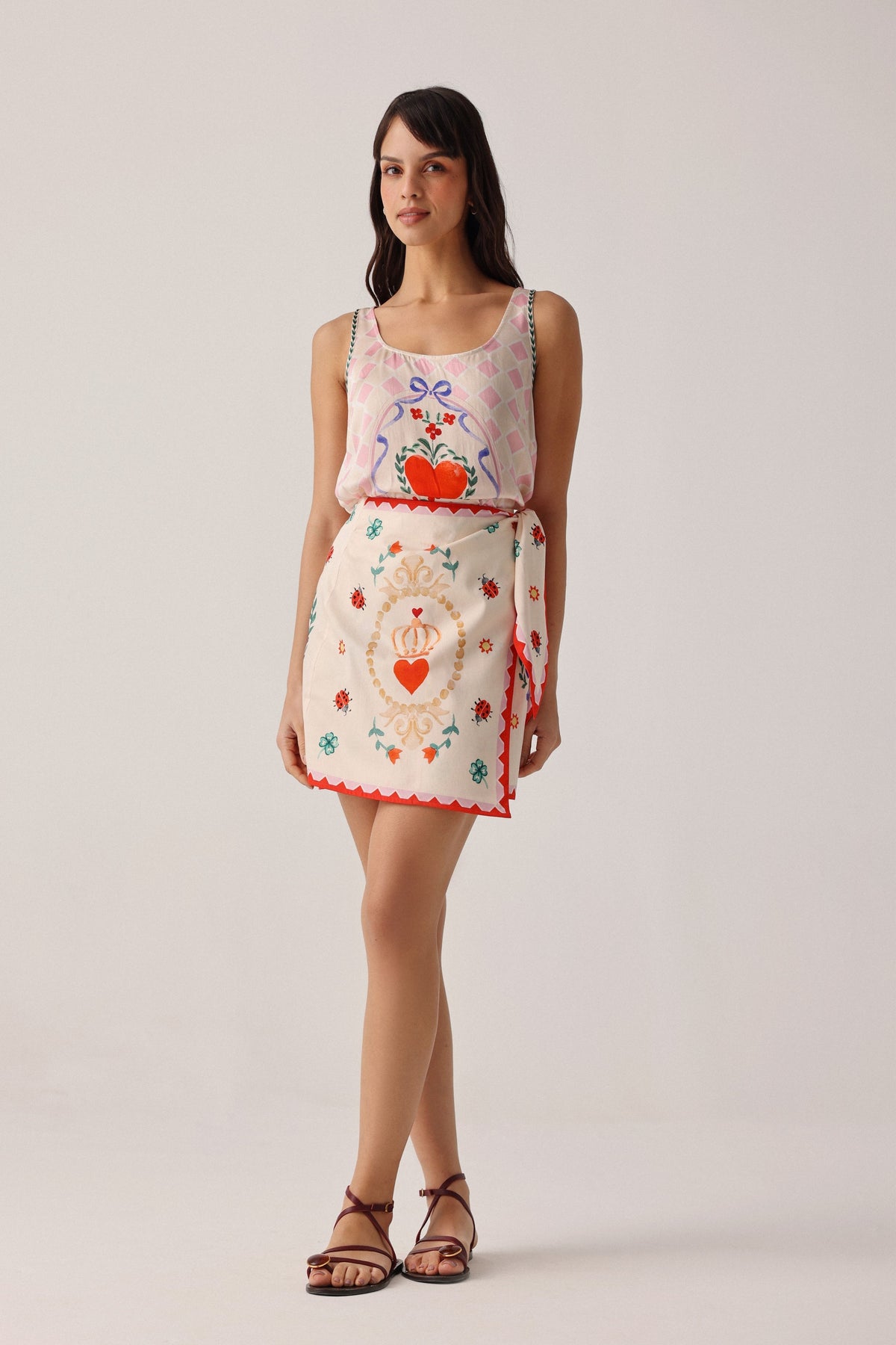 Tarot Wrap Round Skirt