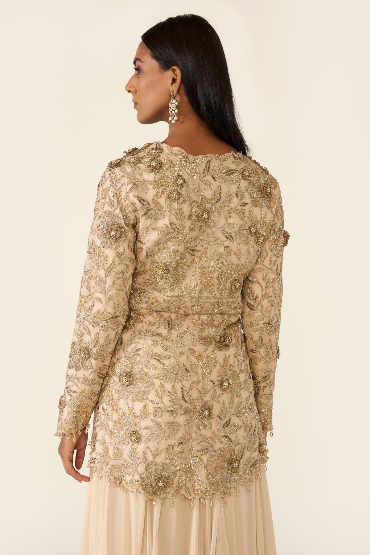 Golden Sharara Set