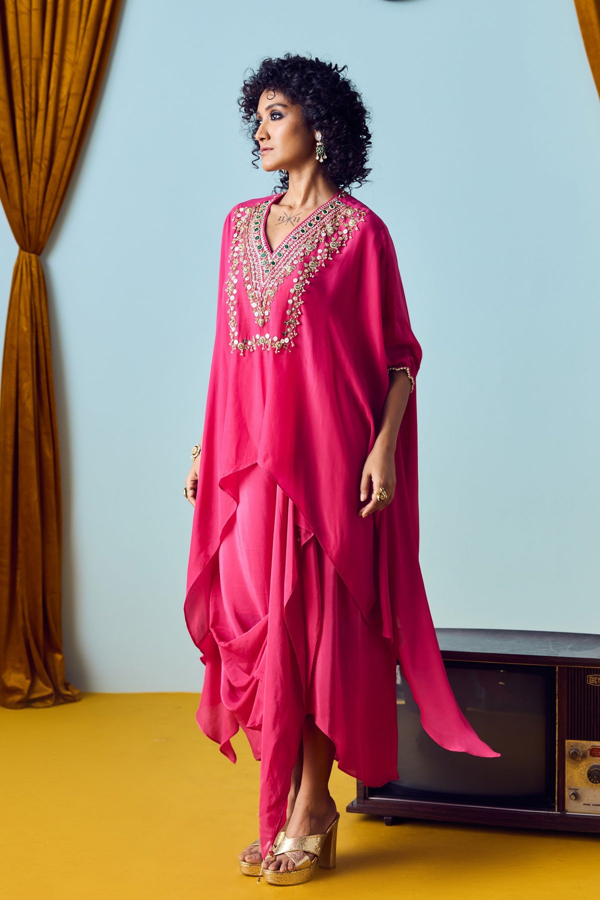 Pink Maia Tunic Set