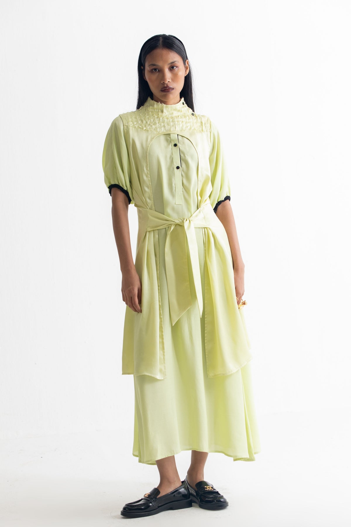 Lime Green Lady Dress