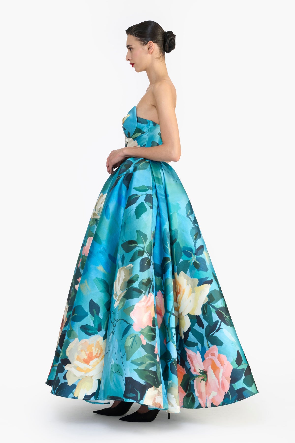 Sculpted Strapless Maxi