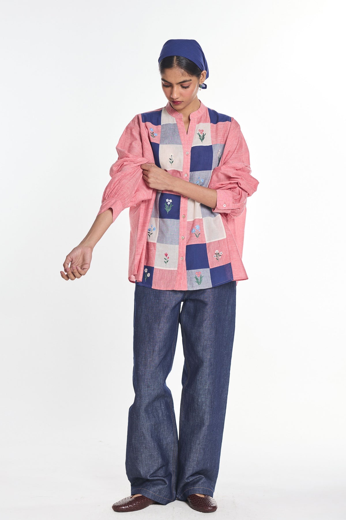 Brooklime Patchwork Shirt