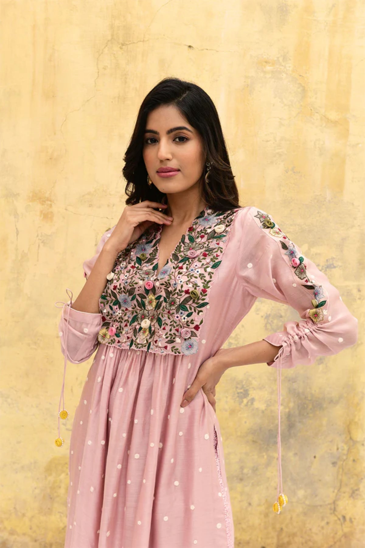 Pink Orchid Kurta Set