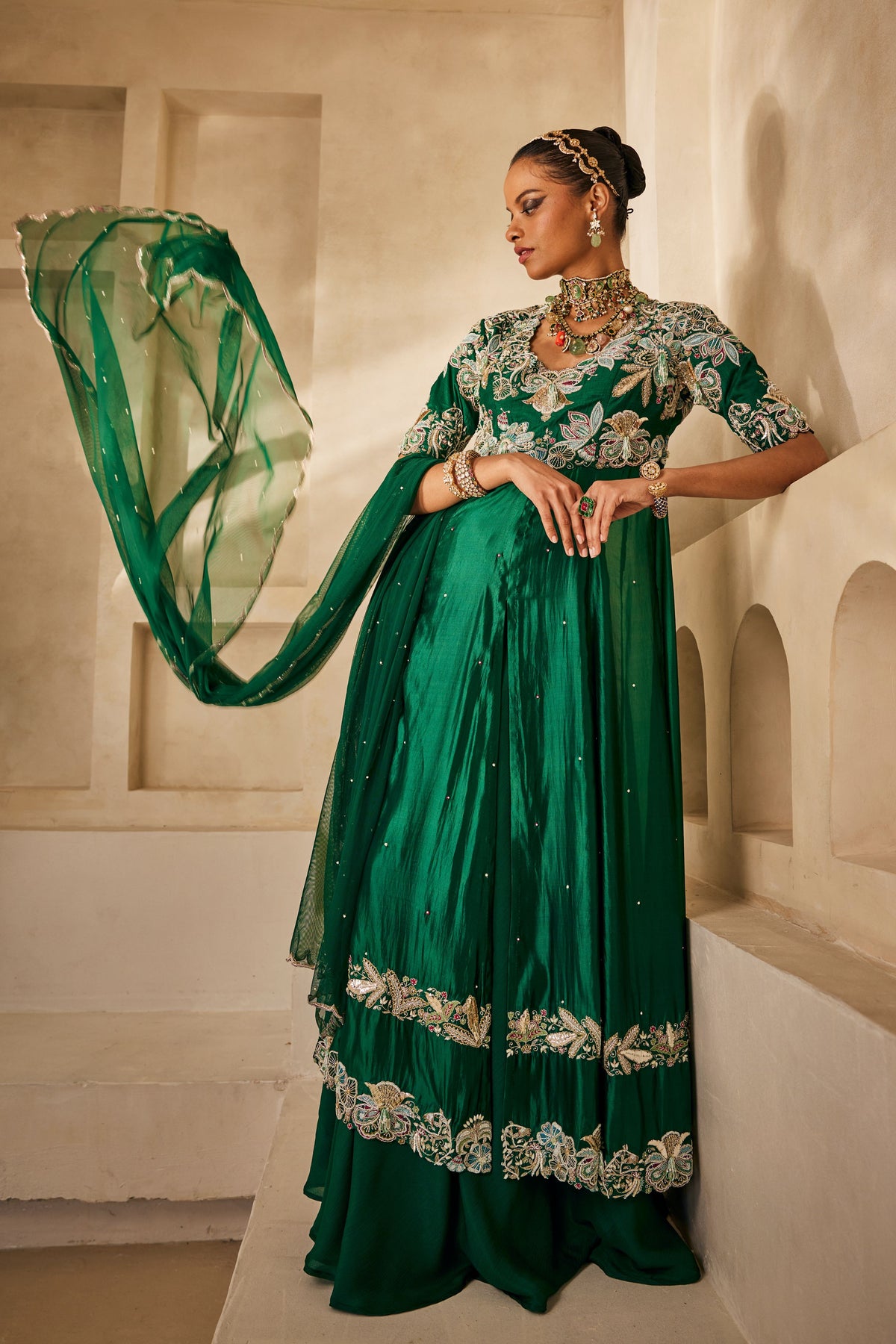 Mehra Anarkali Set