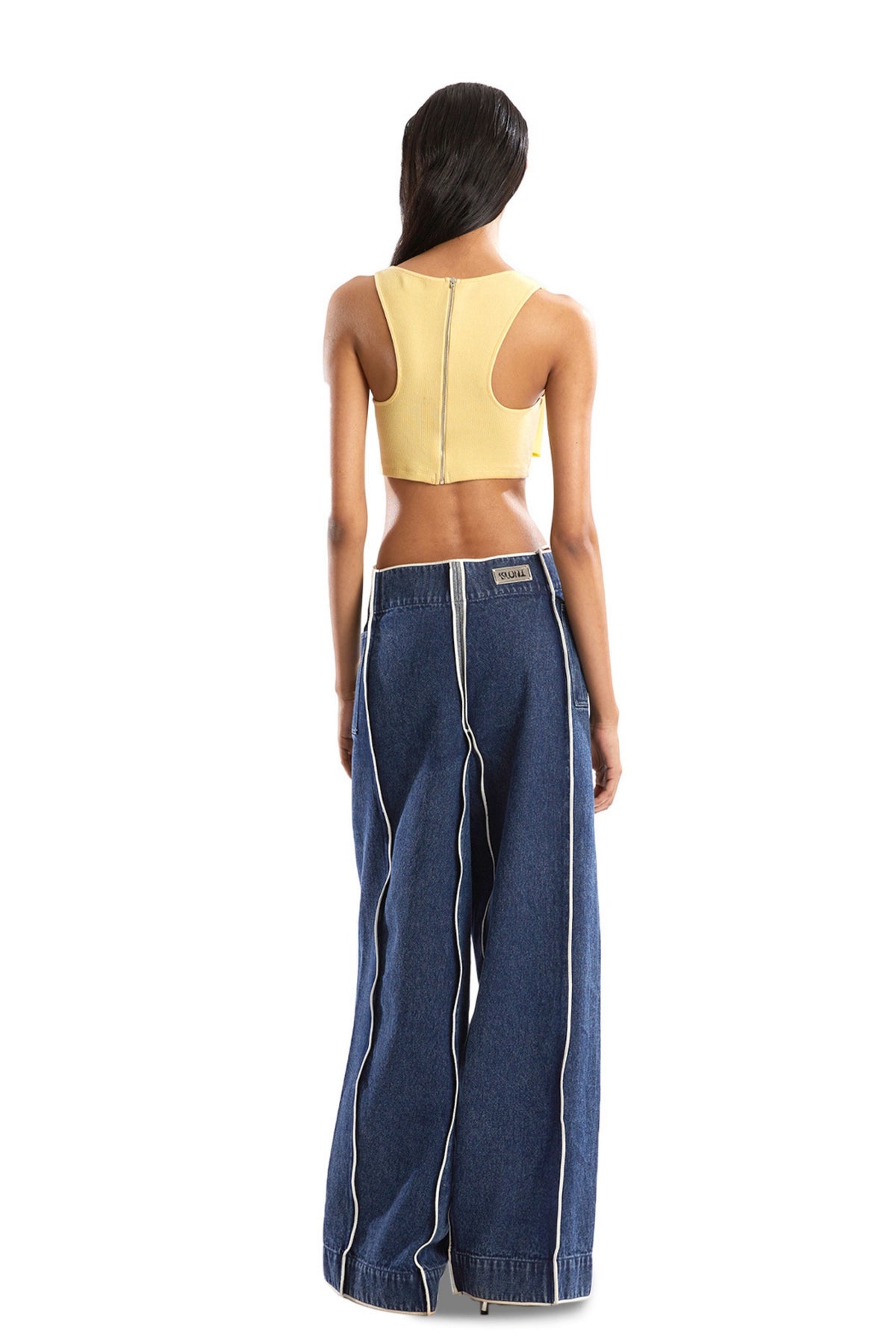 Yellow Rubber Tank Top