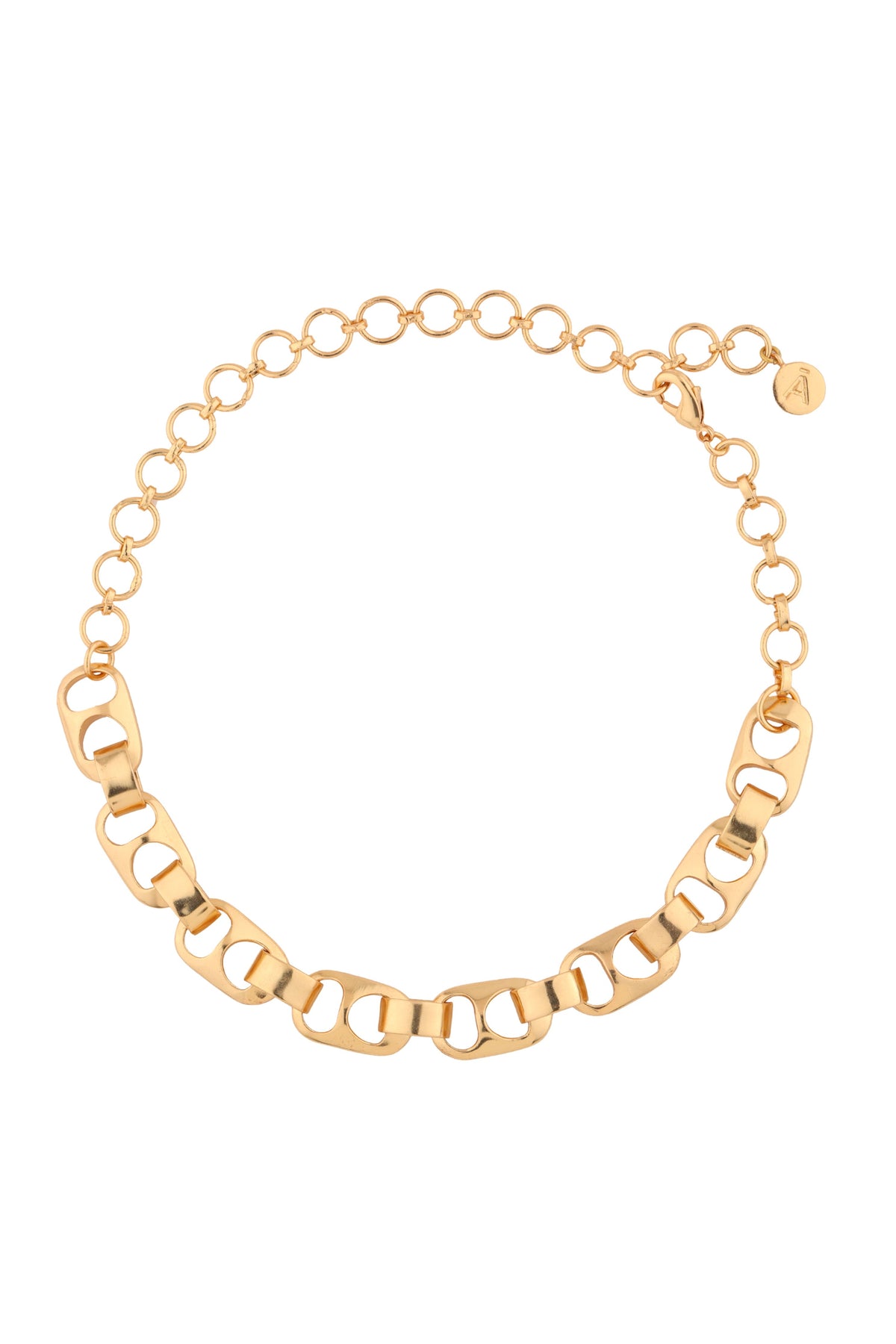 Golden Petite Can Choker Necklace