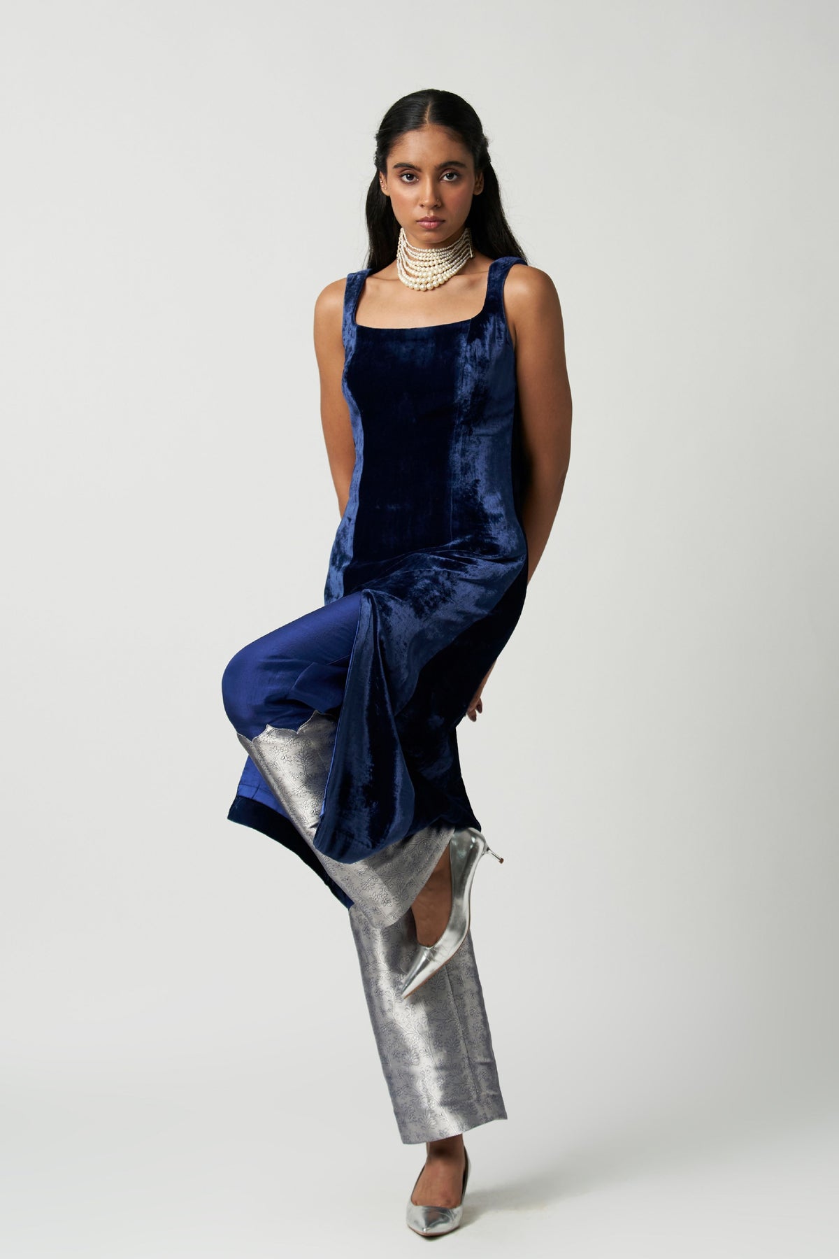 Madame Velvet Kurta Set