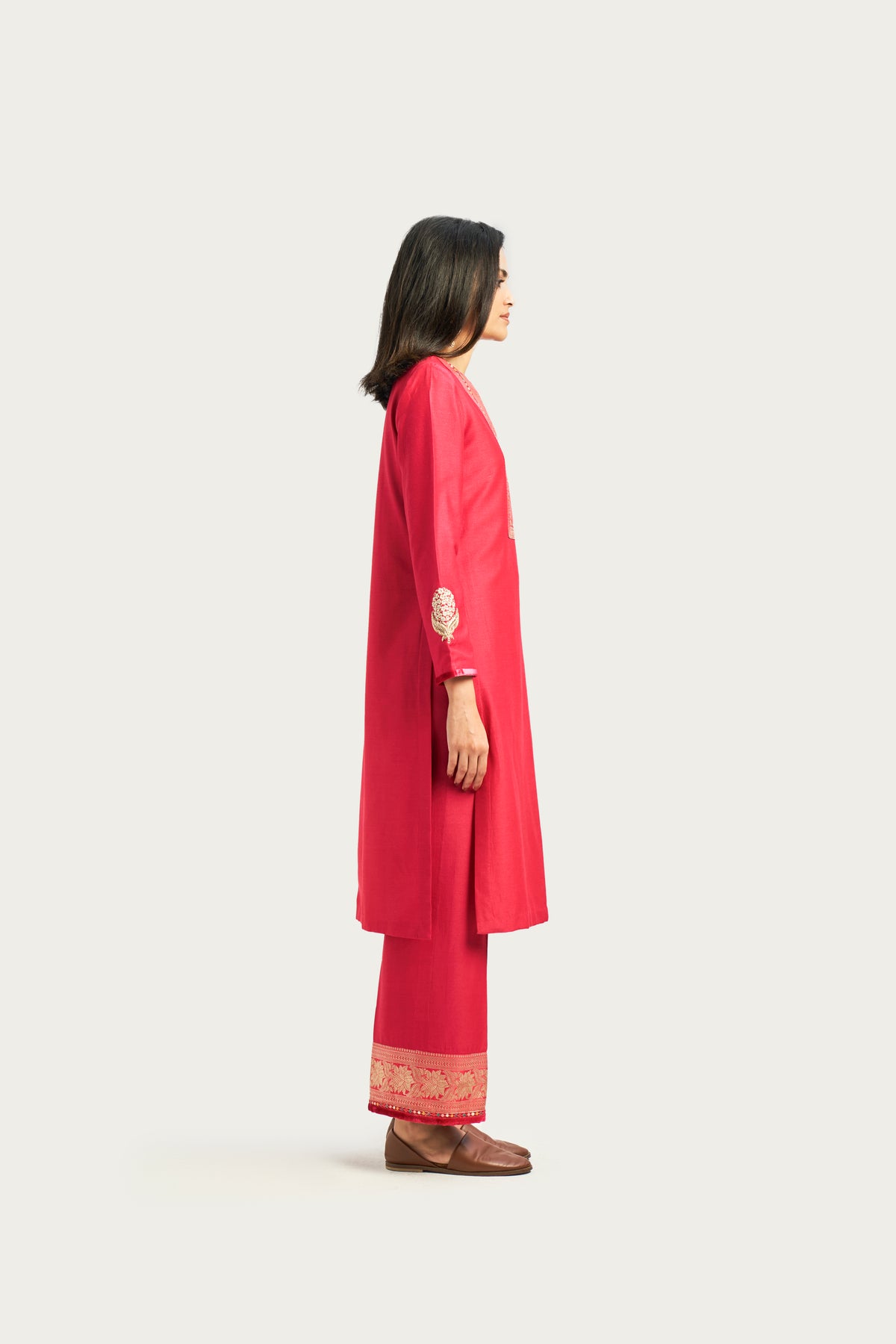 Calicut Ruby short kurta pant set