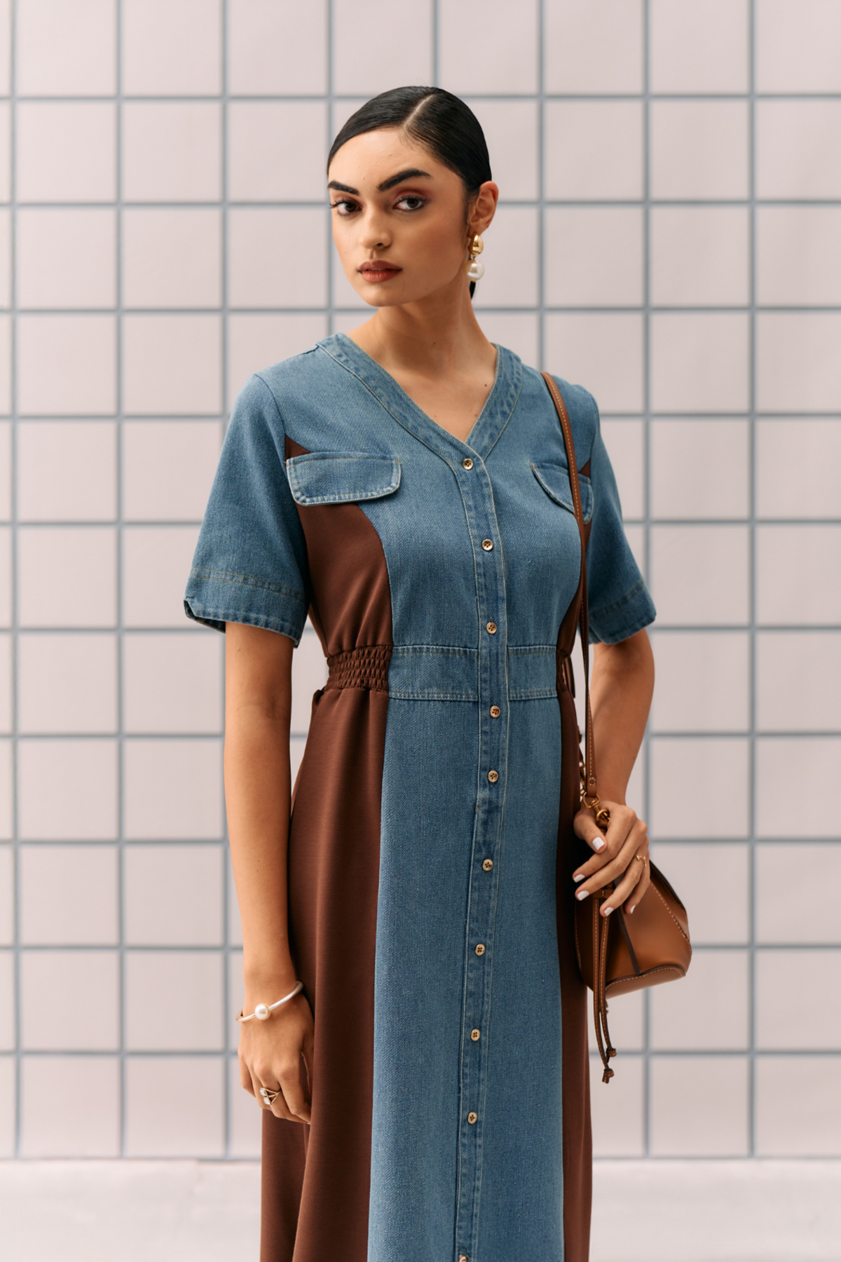 Brown Nimala Dress
