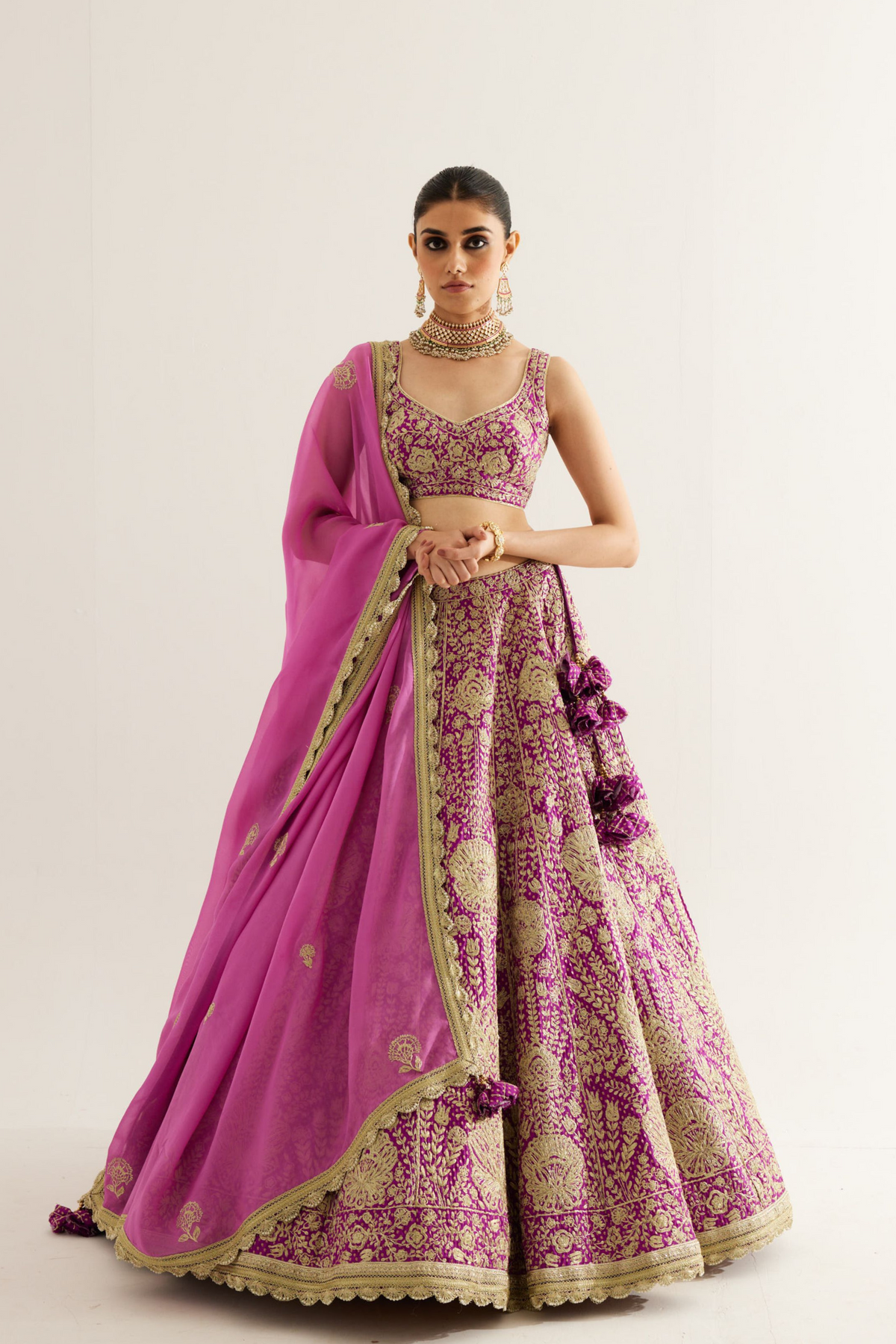 Grape Wine Lehenga Set