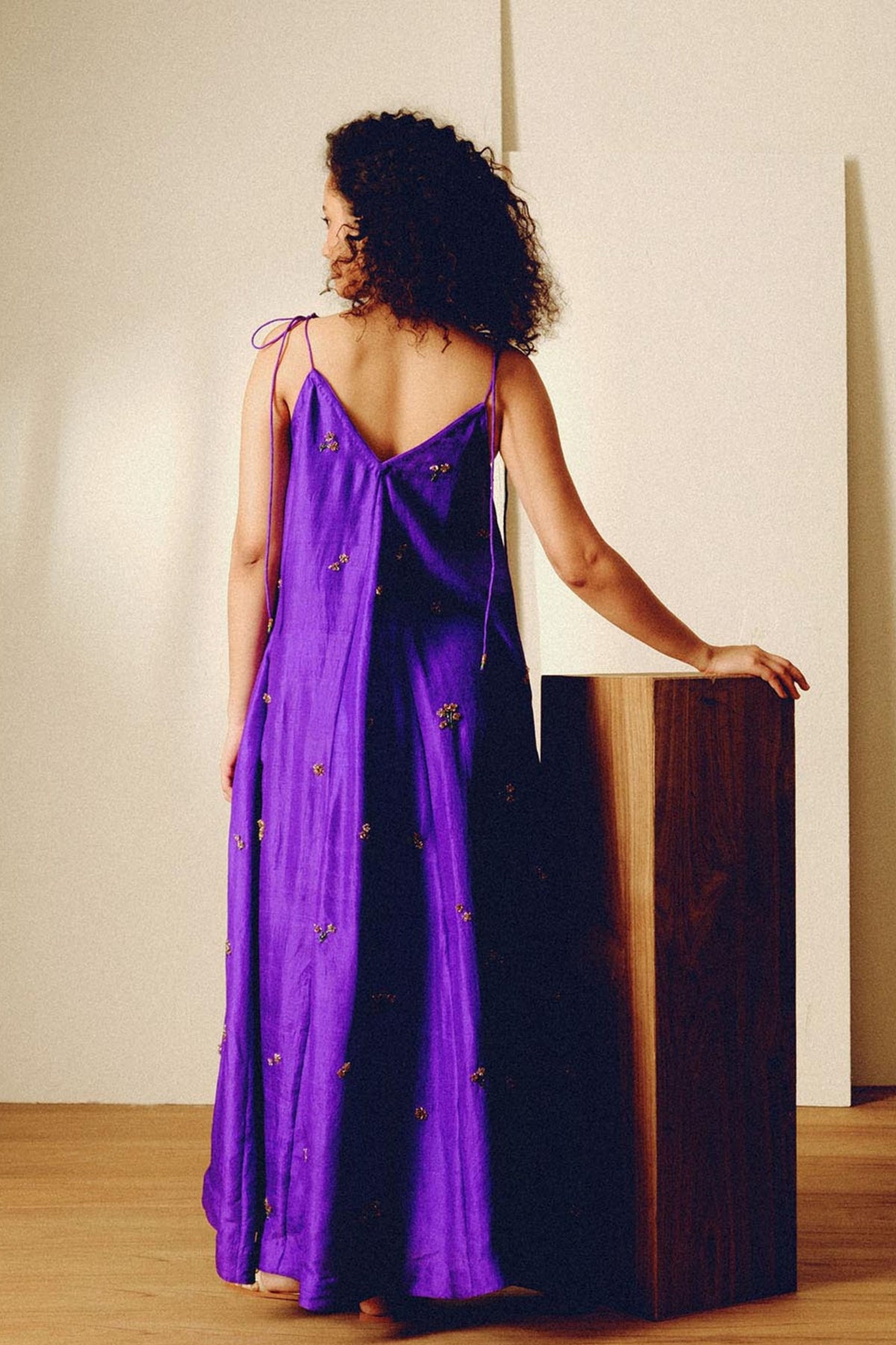 Plume Purple Dress