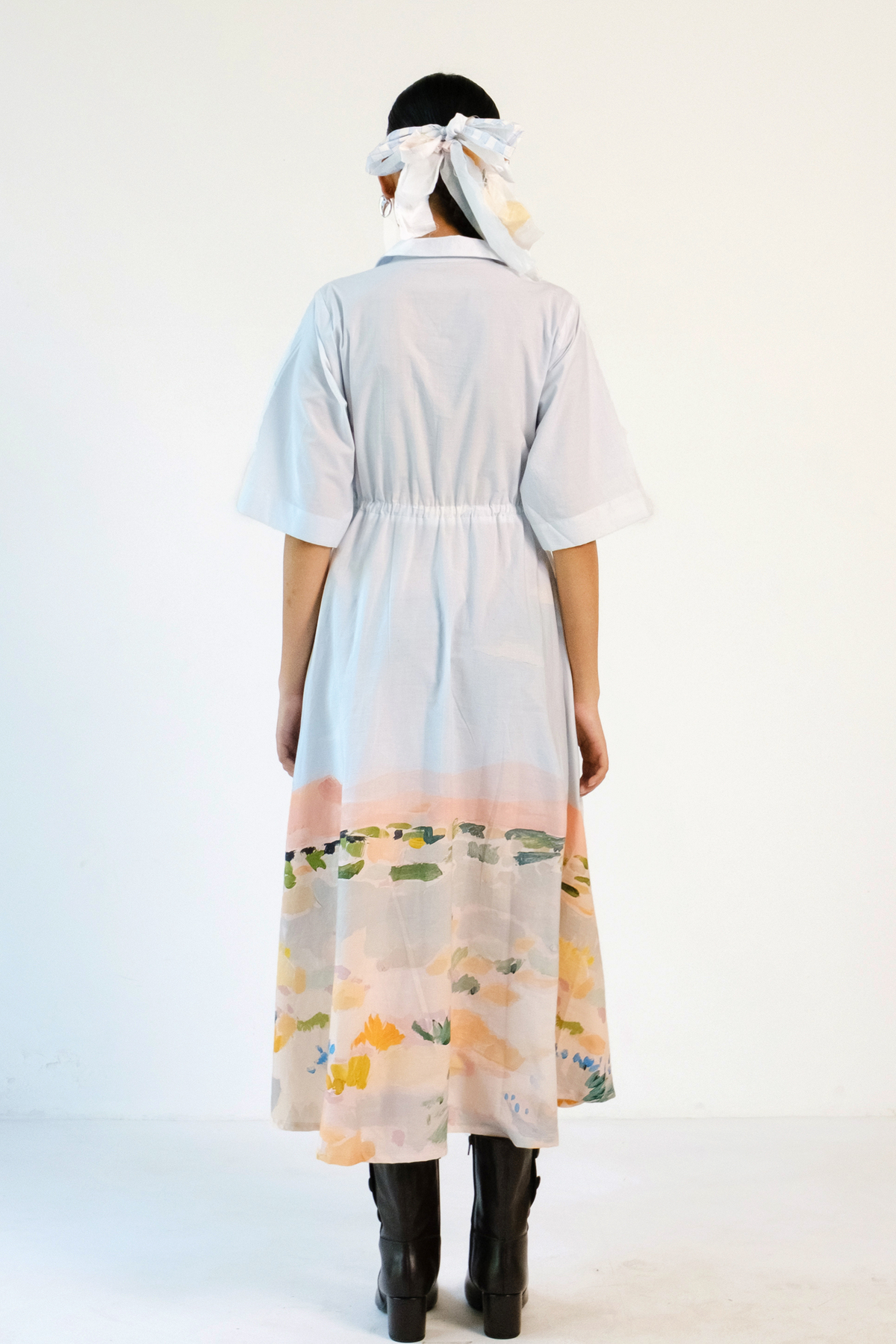 Abstract Print Dress
