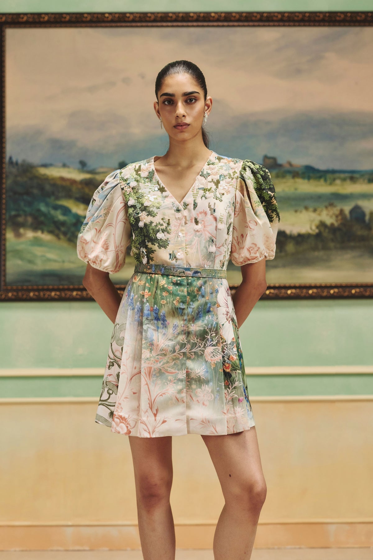 Vienna Amber Lace Dress