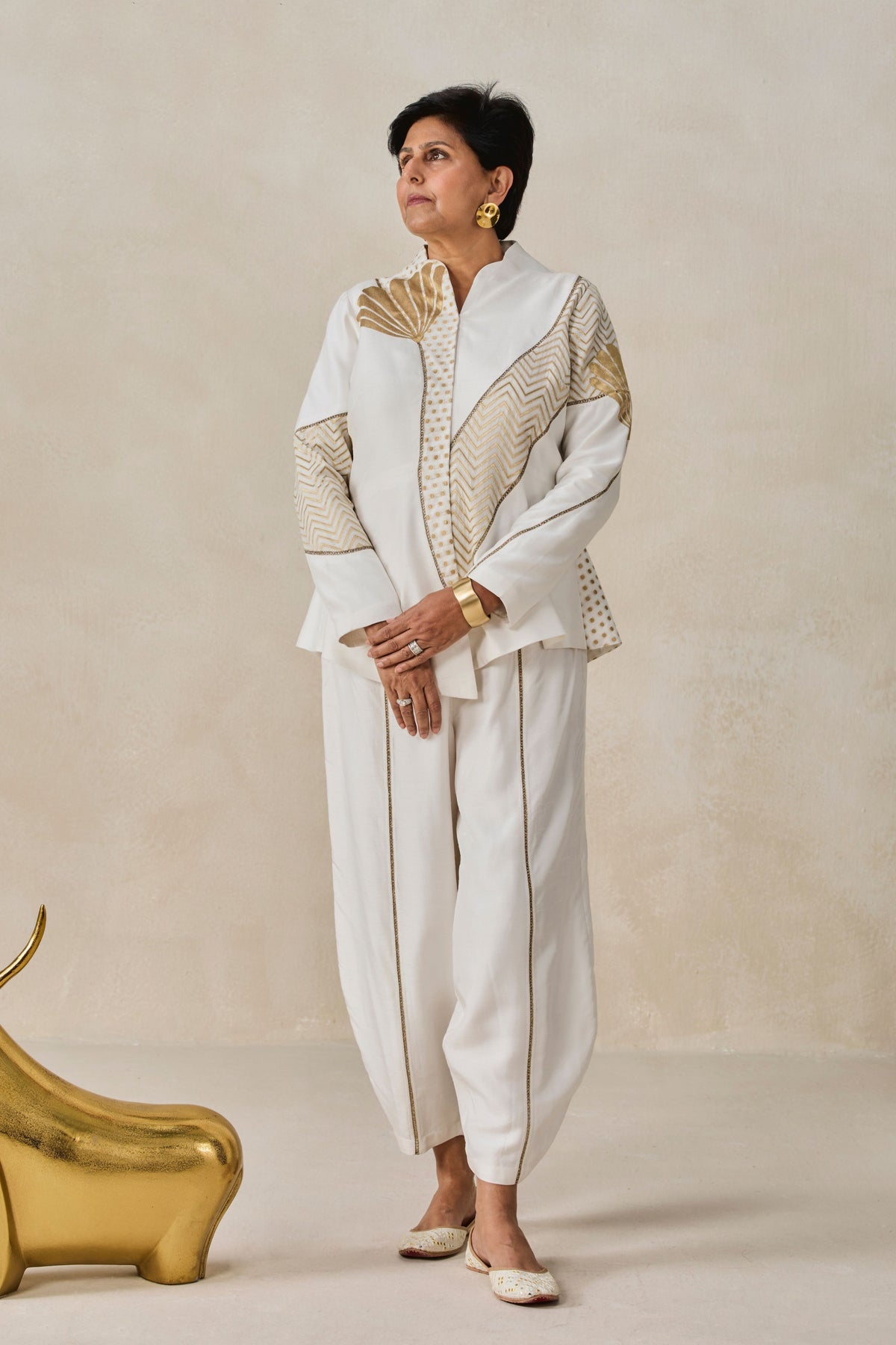 Short Jacket Kurta With Pants
