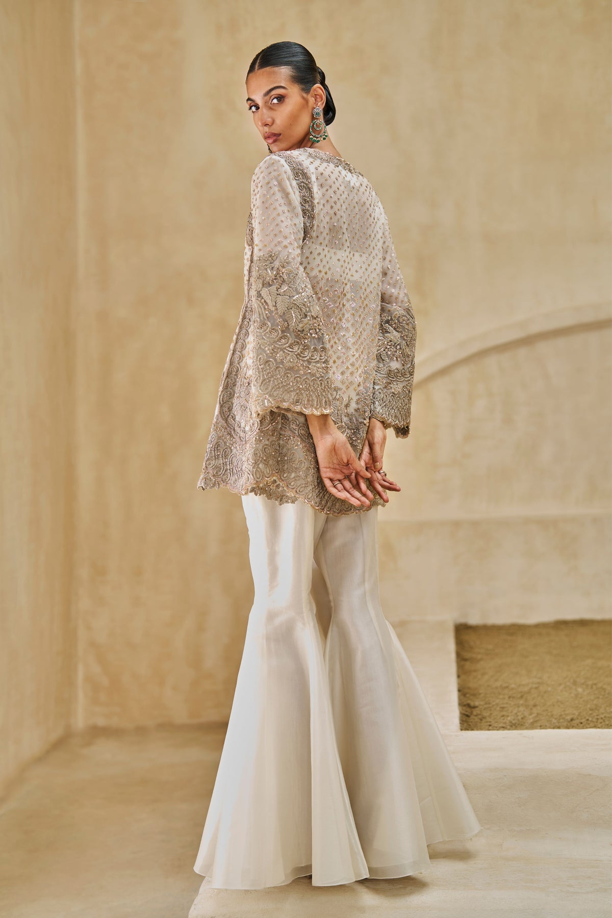 Embellished Sharara Set