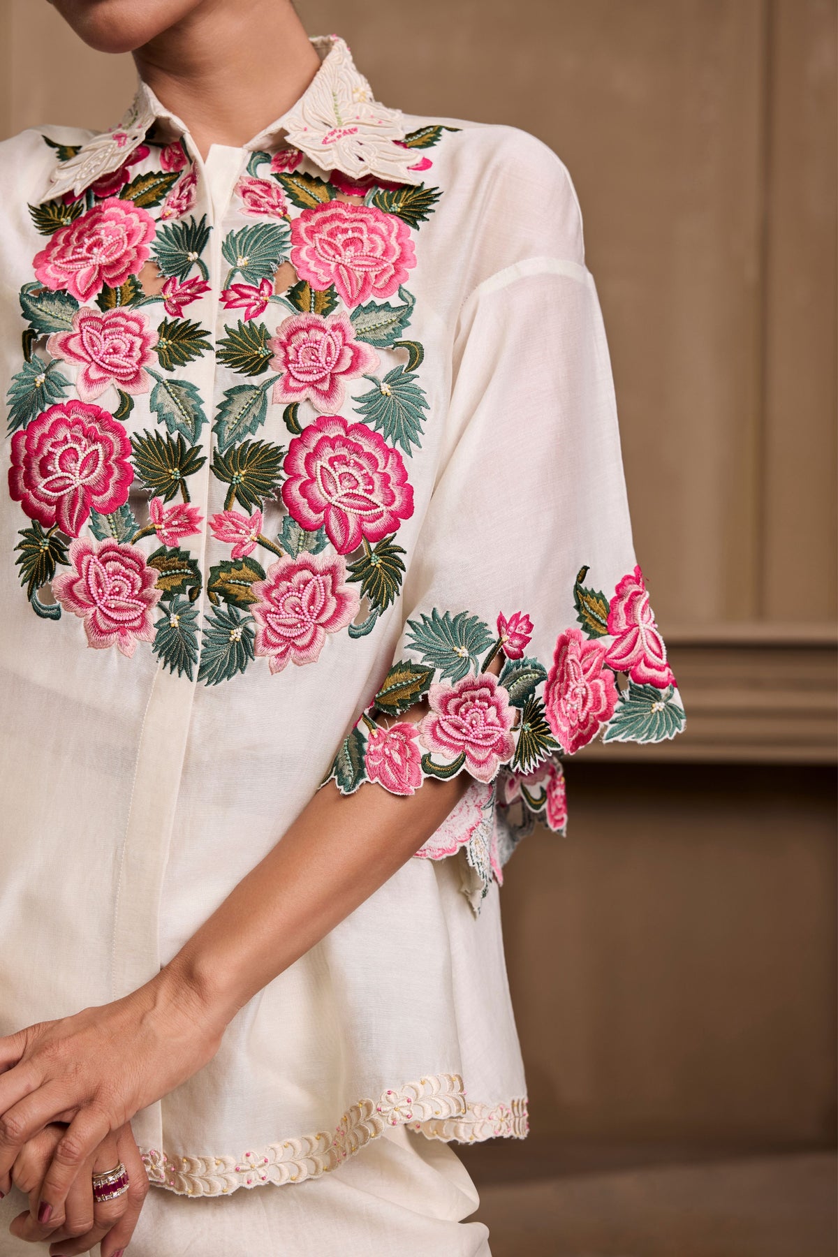 Ivory Rose Shirt