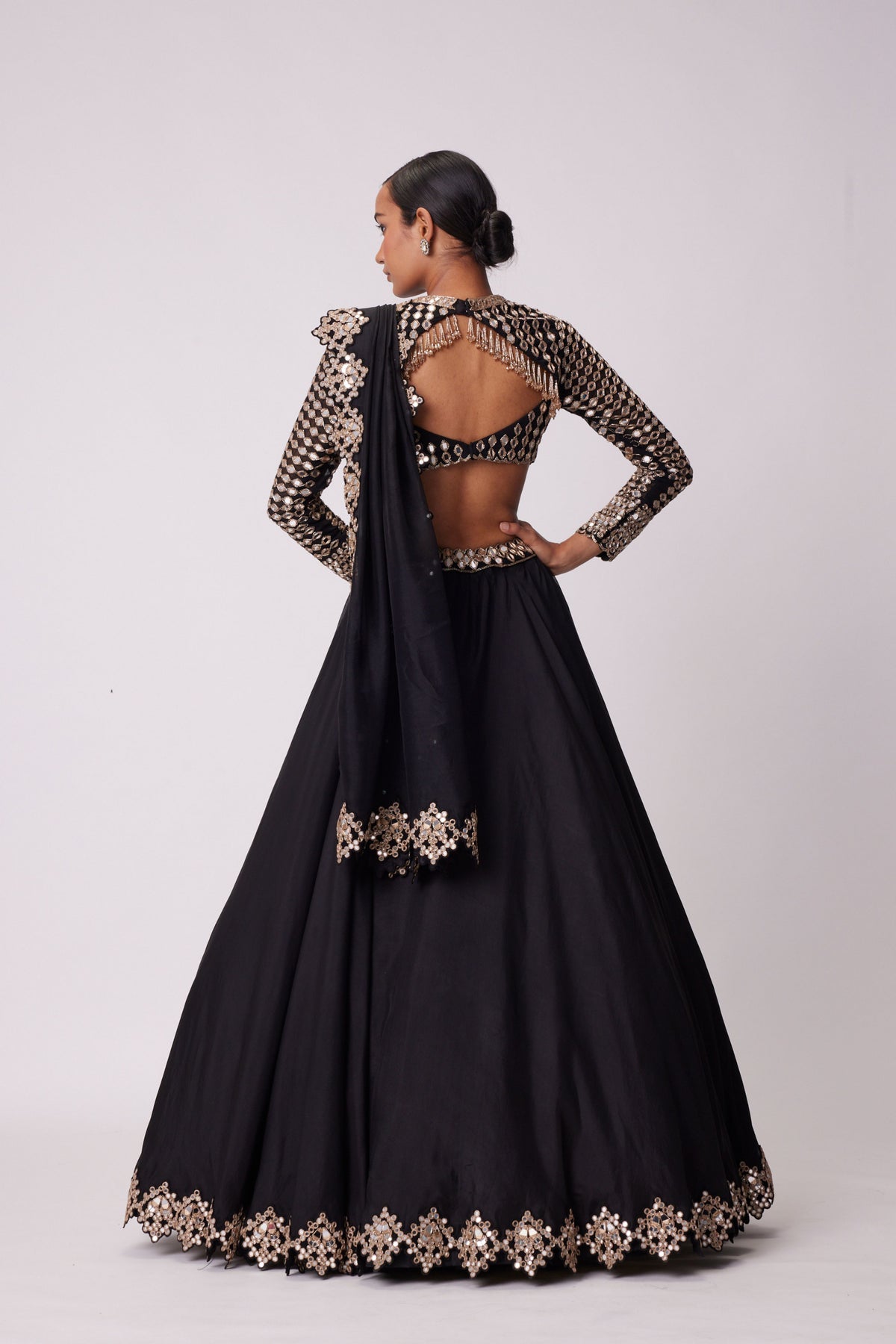Black Lehenga Set