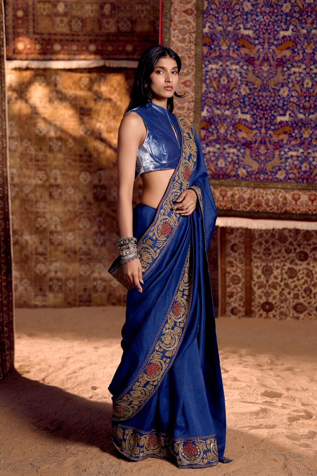 Zar Gulnaar Saree Set