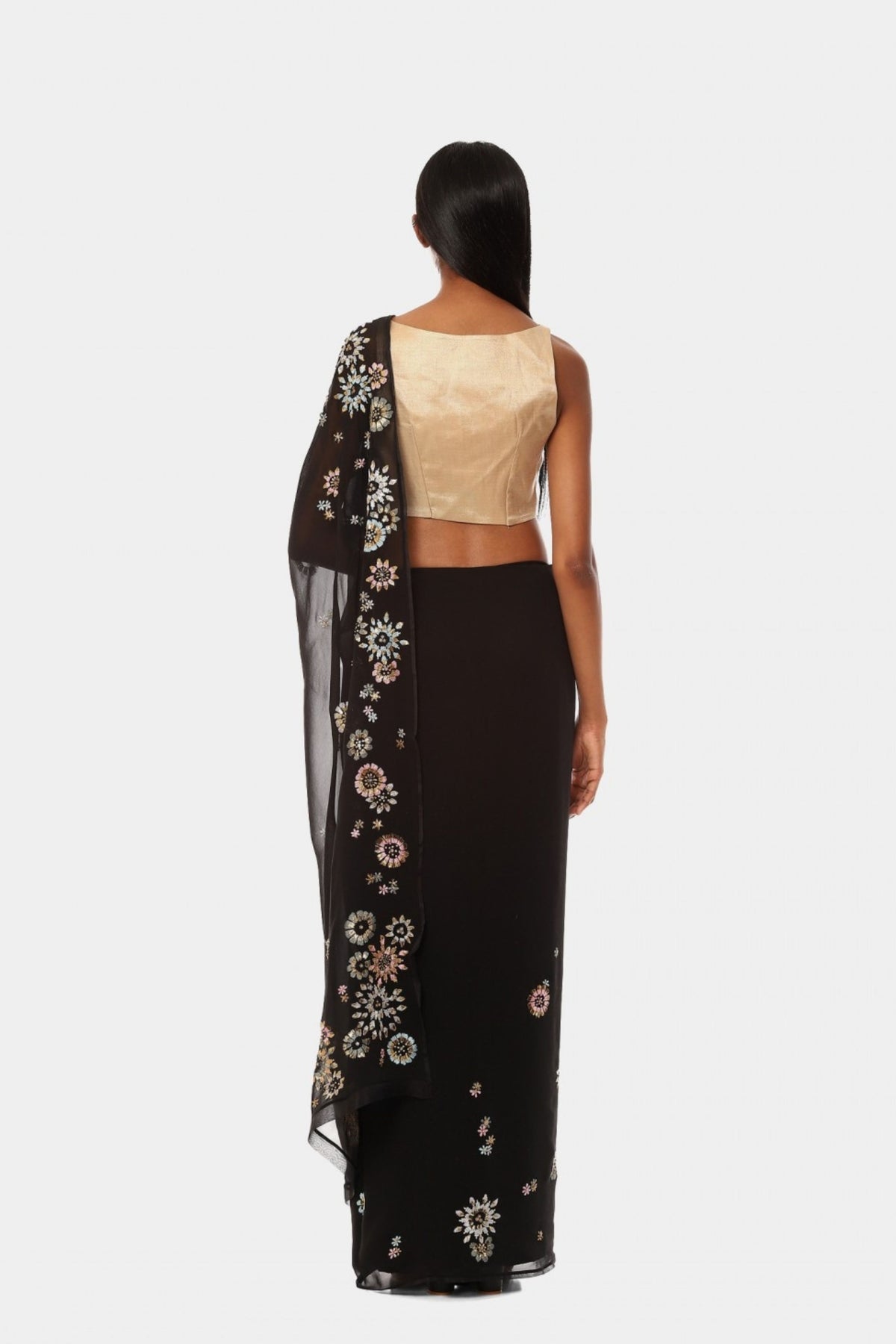 The Embroidered Gala Saree
