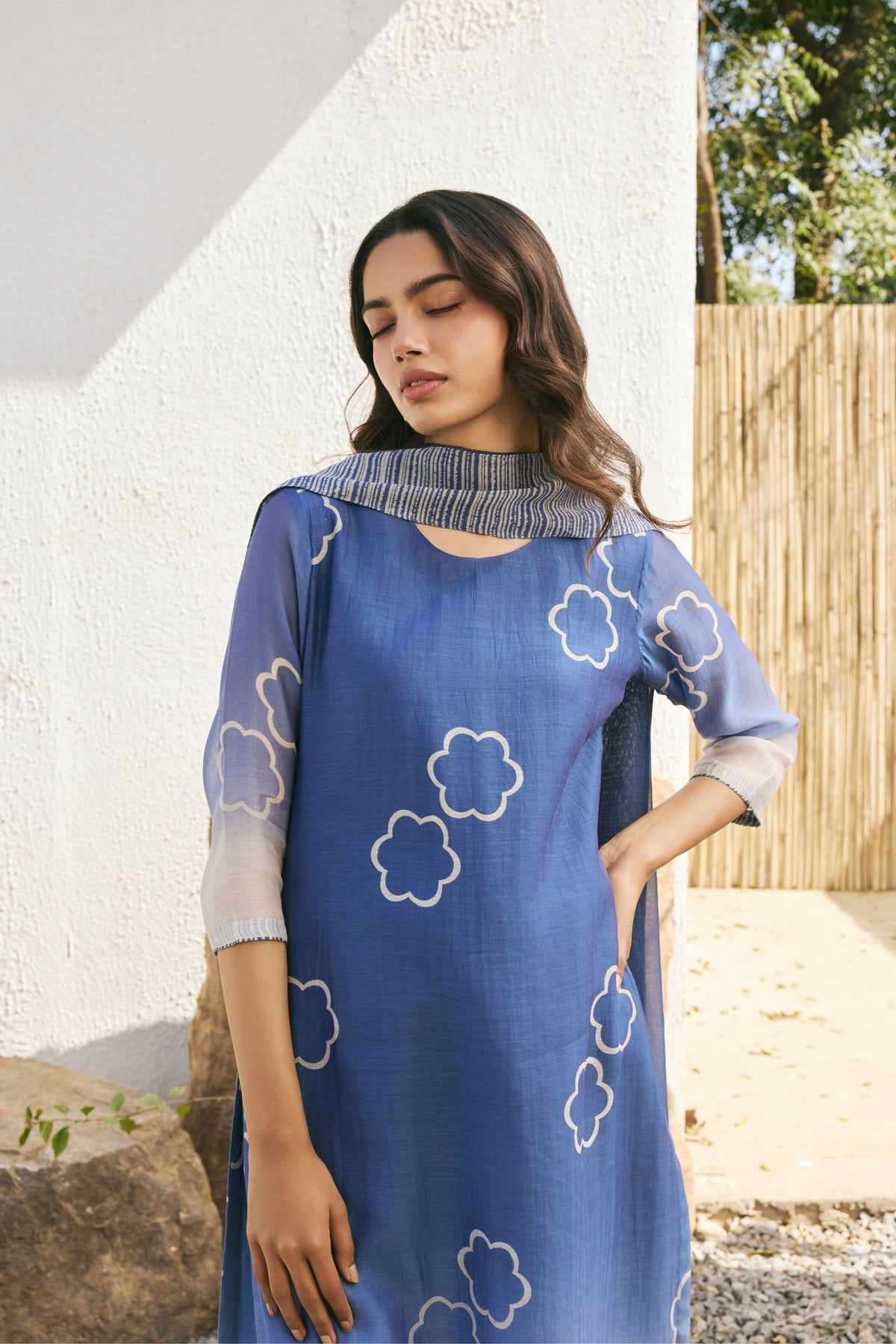 Ocean Blue Kurta Set