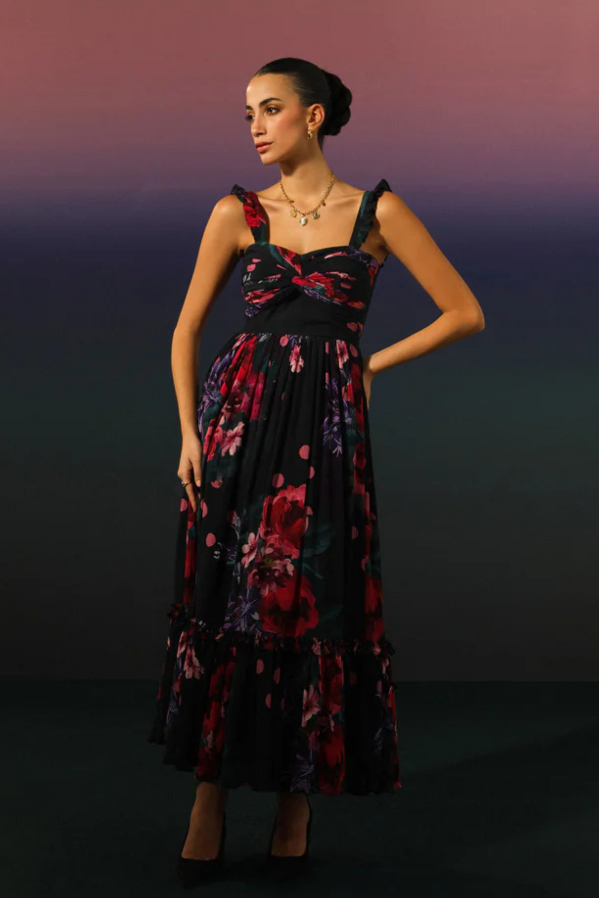 Lush Flora Maxi Dress