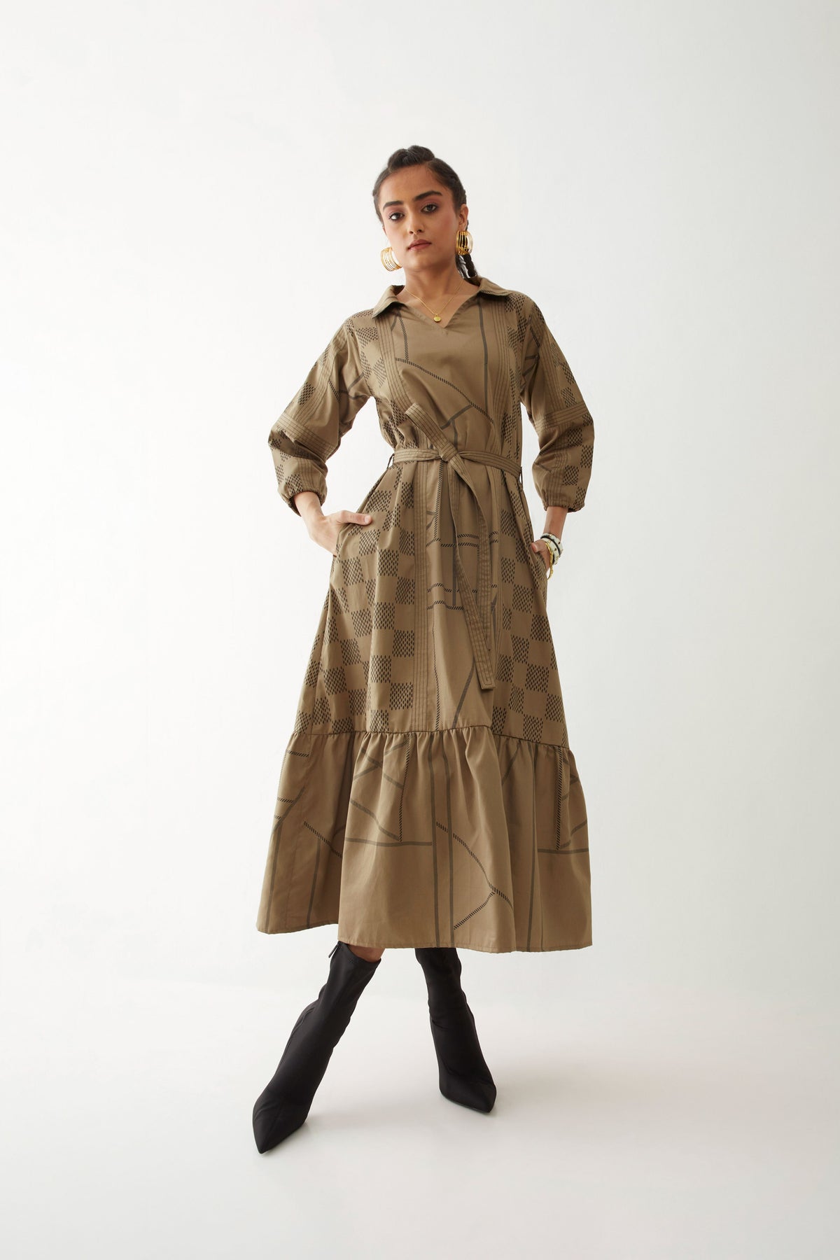 Mavi Dress With Print