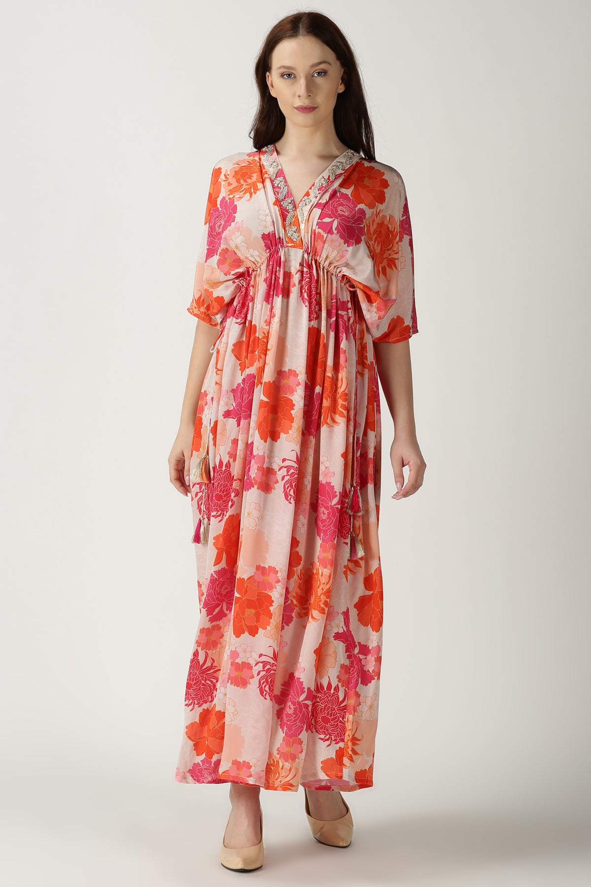 Emblished kaftan