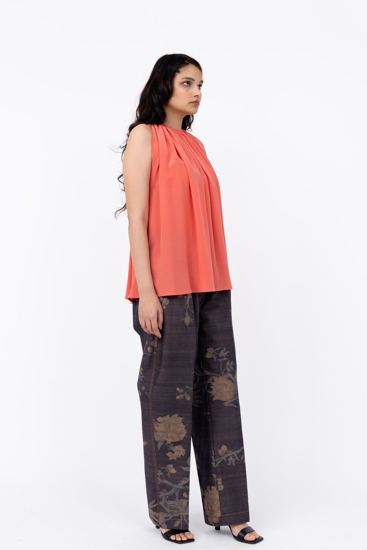 Peach Twist Top