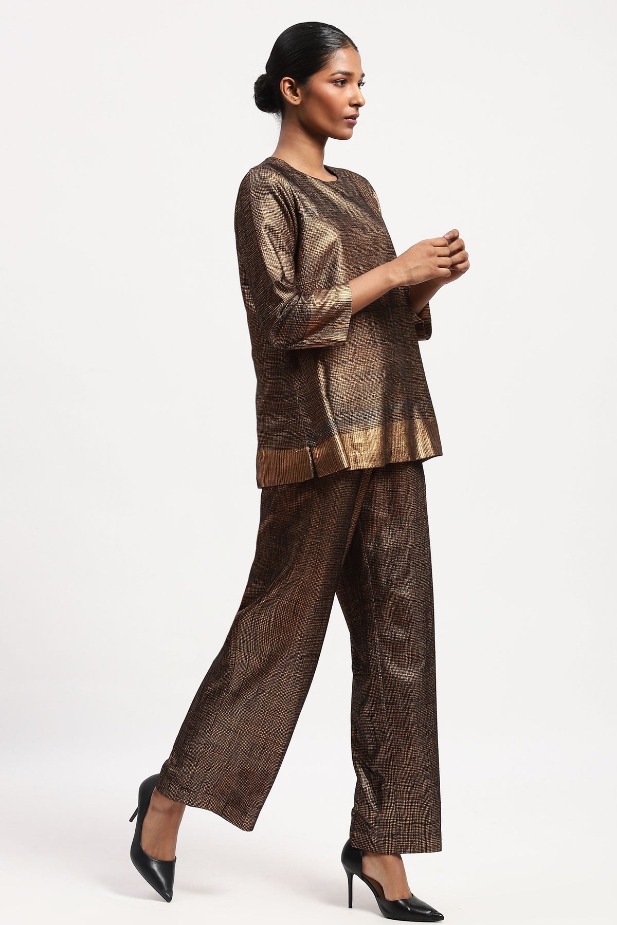 Foil Aari Top