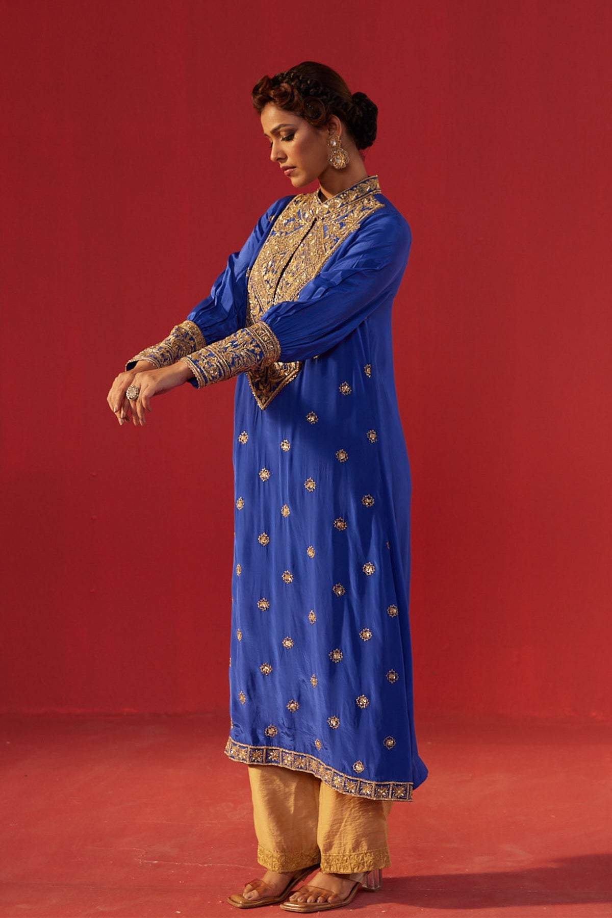 Royal Blue Kurta Set