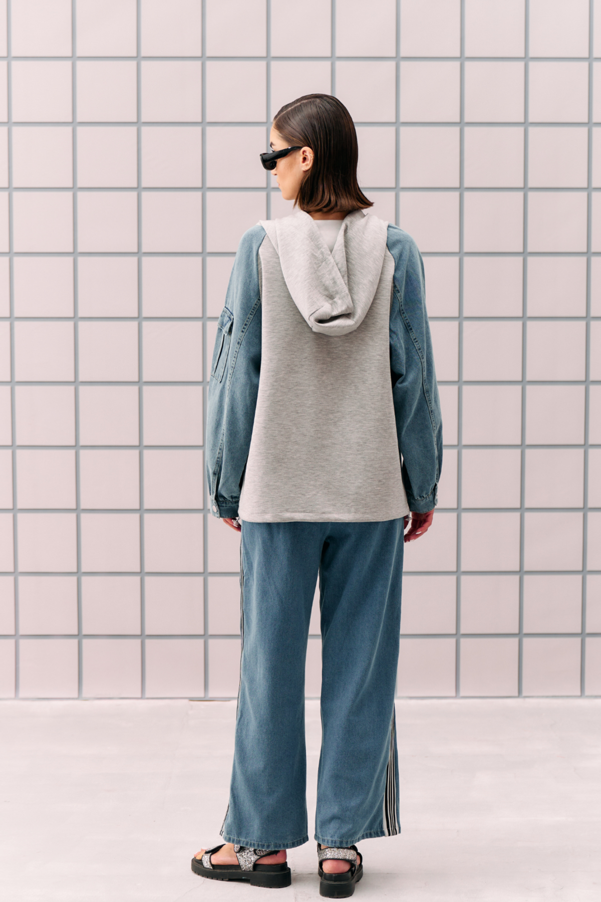 Grey Silsila Co-ord Set