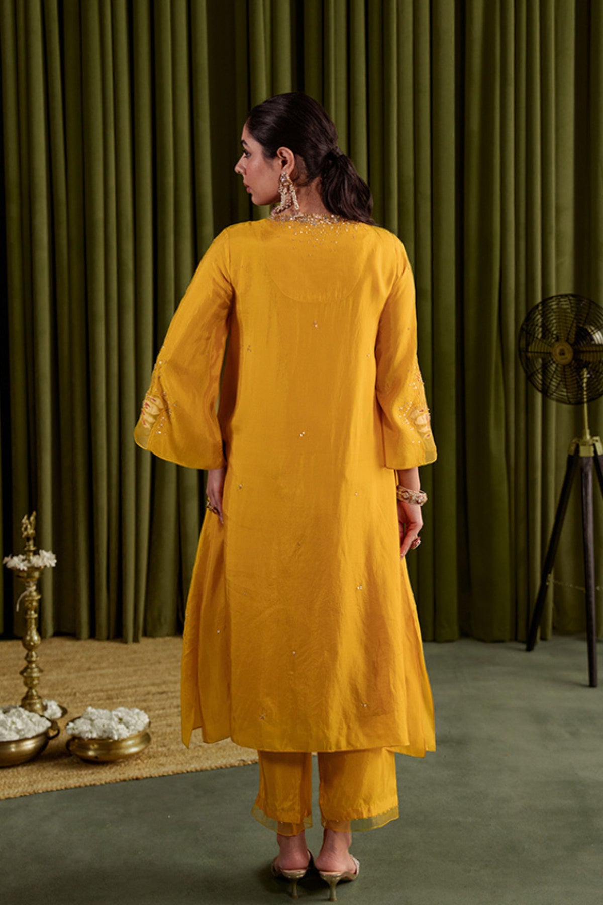 Golden Yellow Magnolia Kurta Set