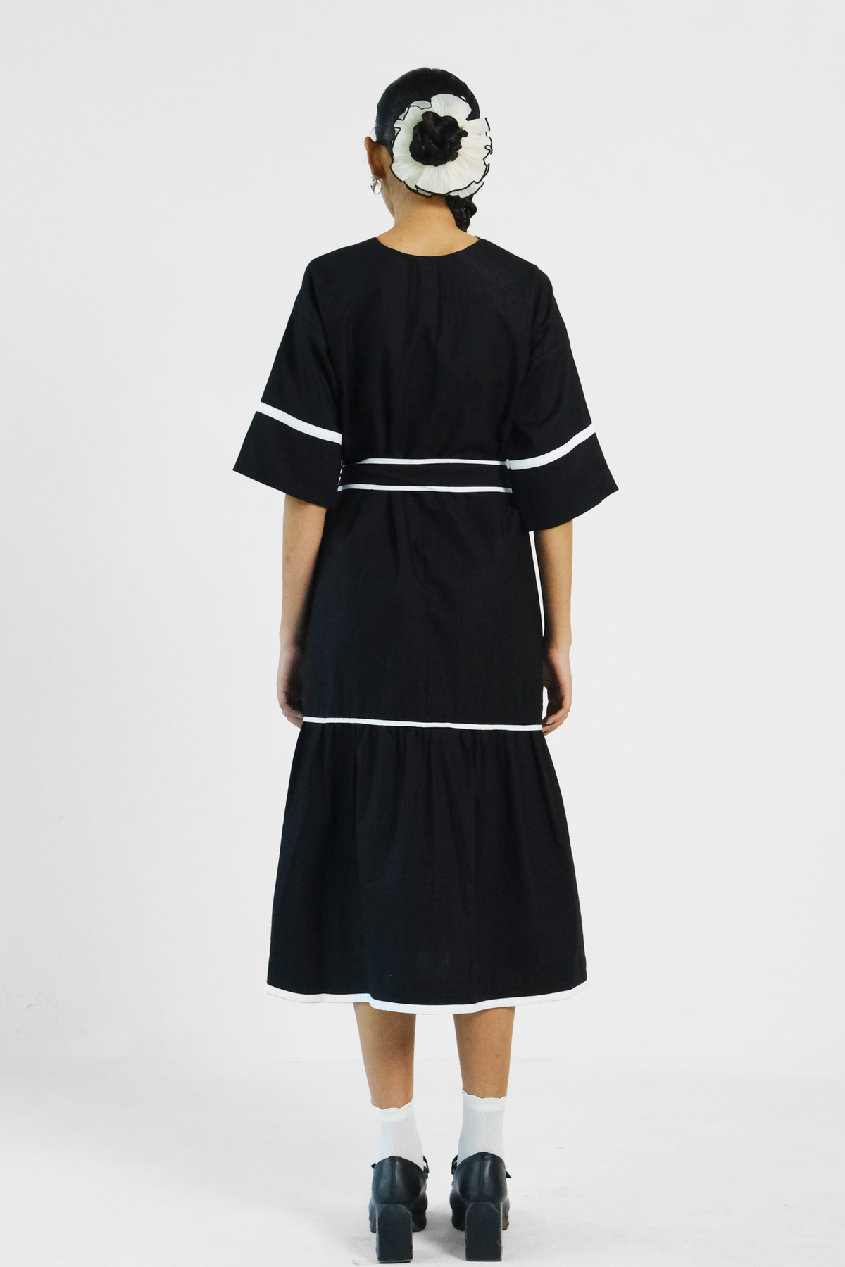 Black Applique Dress