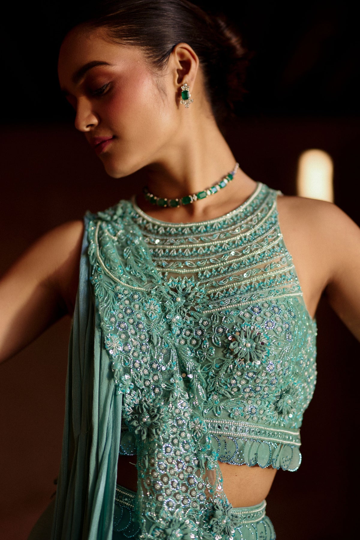 Azhar Draped Saree