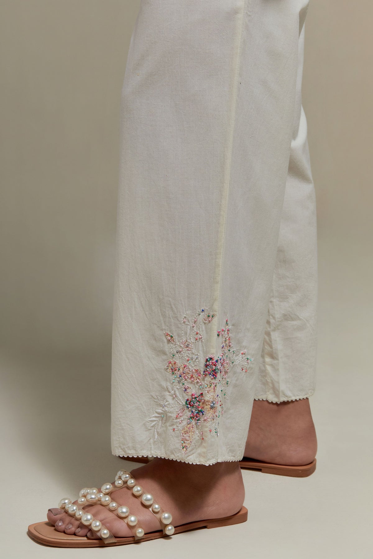 Pink Cotton Pants