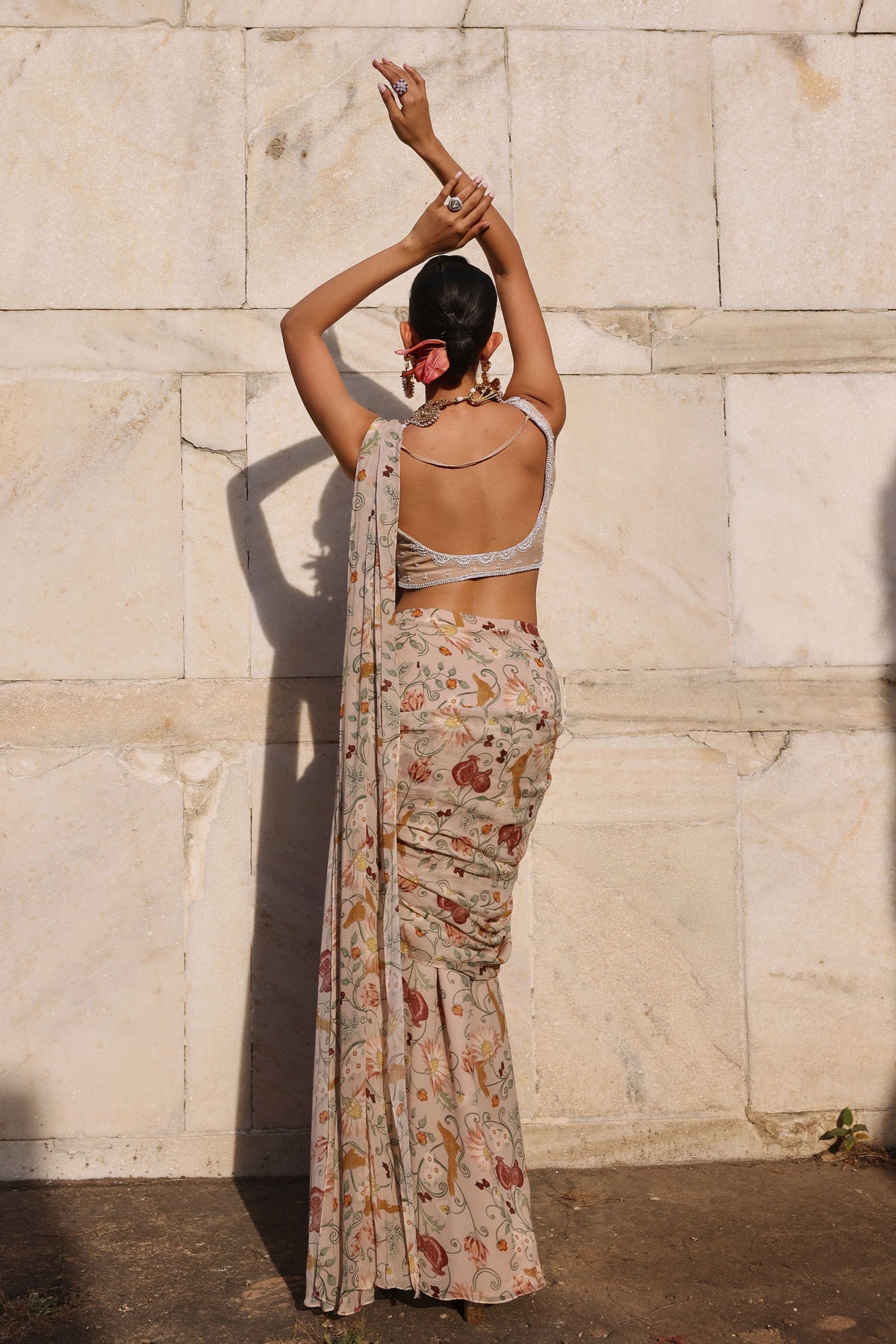 Vihana Printed Draped Saree