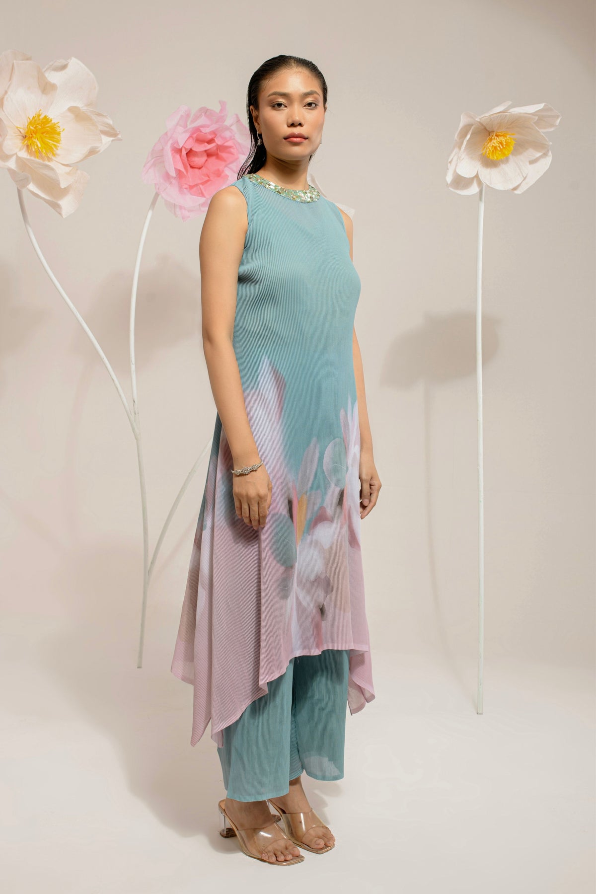 Sky Blue Tunic set