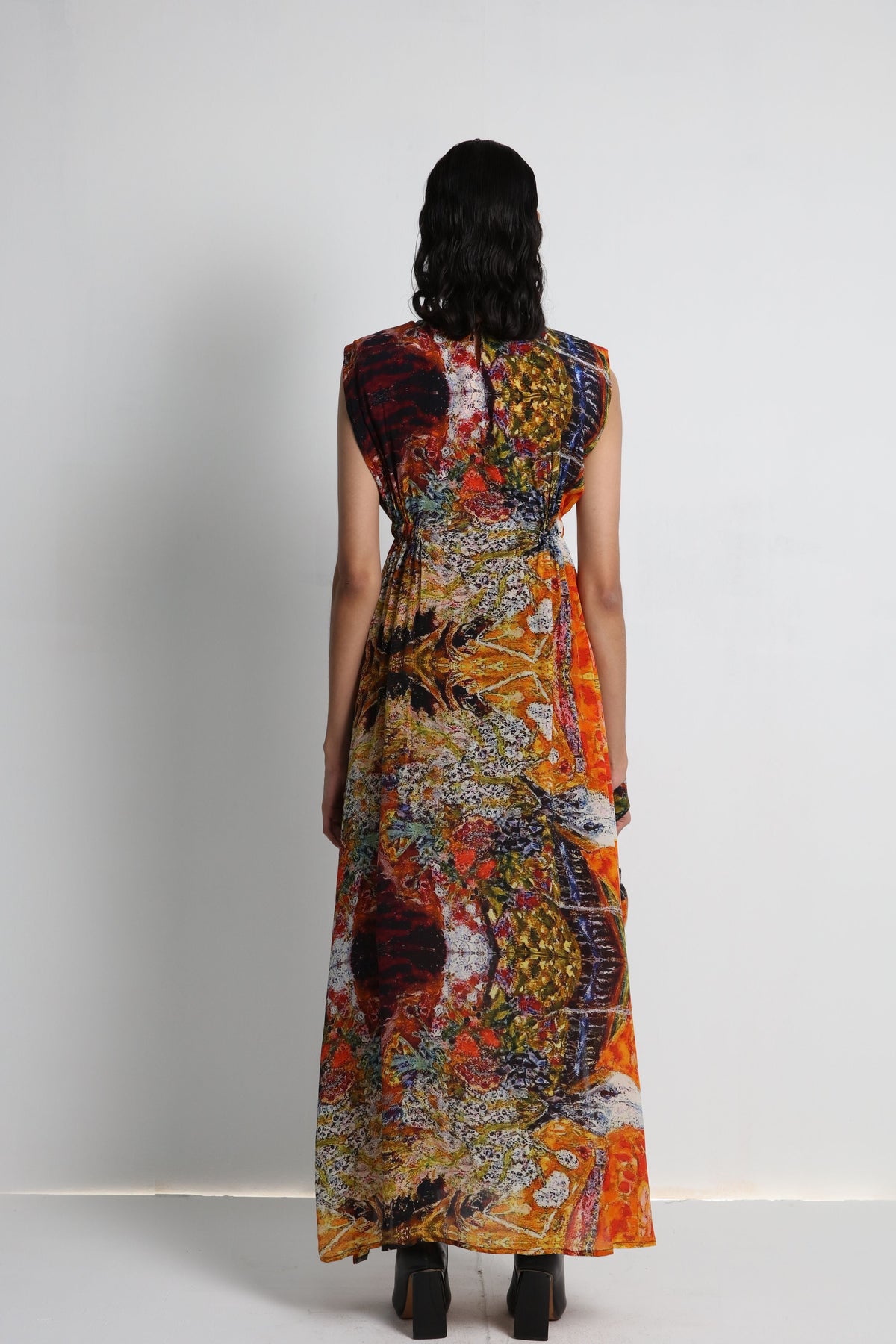 Multicolour Printed Dress