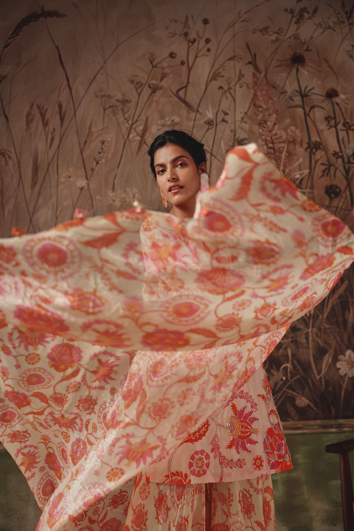 Wandering Petal Sharara Set