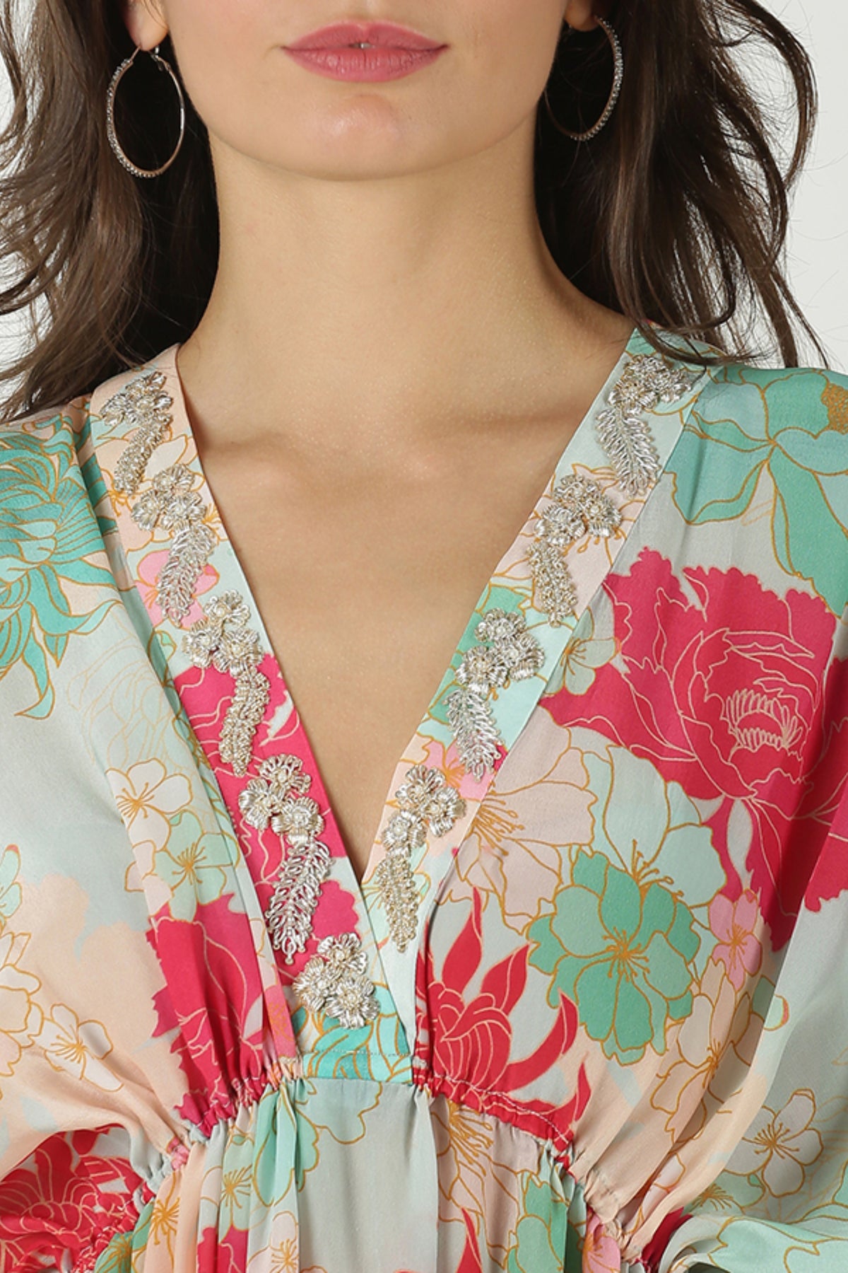 Emblished kaftan